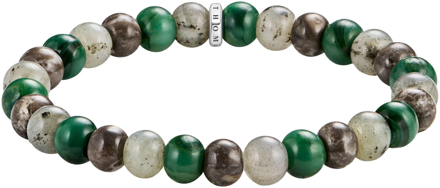 THOMAS SABO Armband Bead Armband, mit Labradorit, Jaspis, Jade