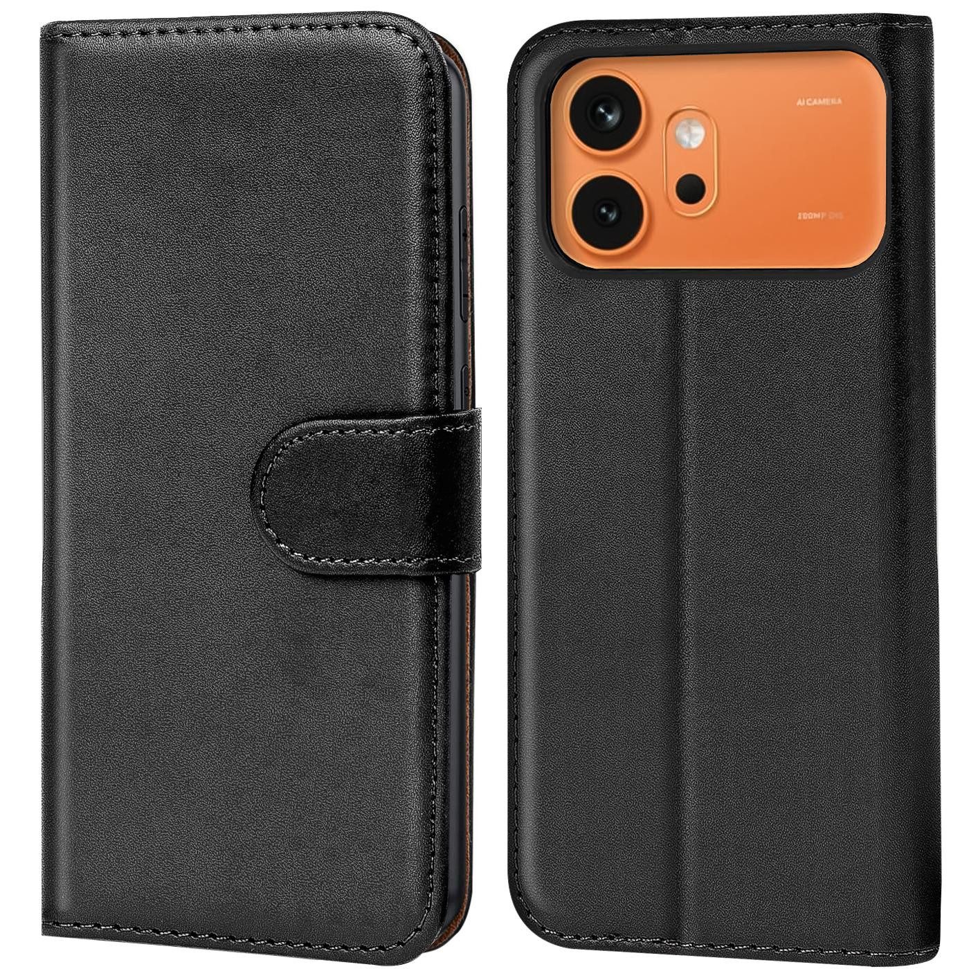 CoolGadget Handyhülle Book Case Handy Tasche für Honor 600 6,57 Zoll, Hülle Klapphülle Flip Cover für Honor 600 Schutzhülle stoßfest