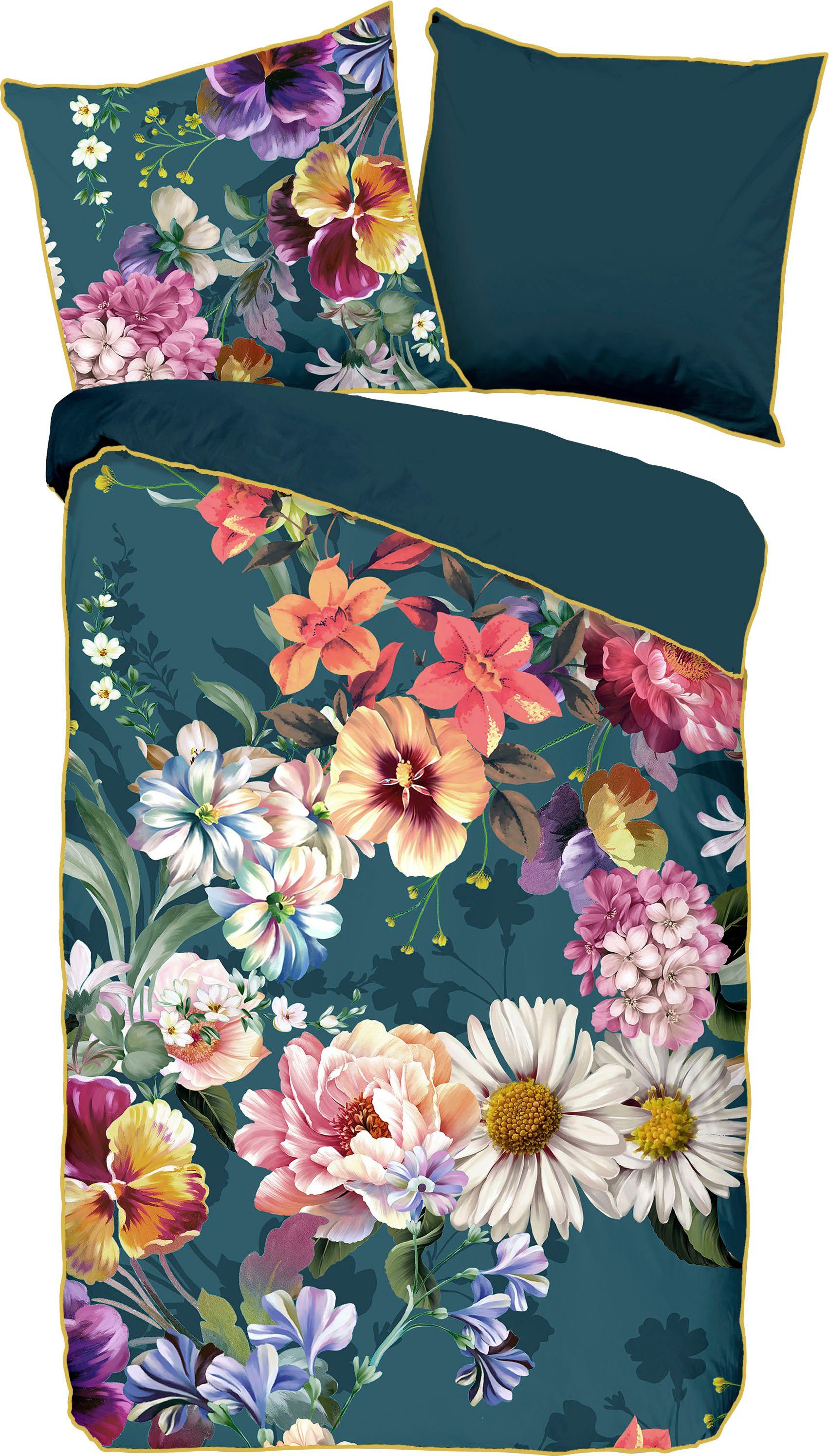 Descanso Wendebettwäsche Novara, Satin (Bio-Baumwolle), 2 günstig online kaufen