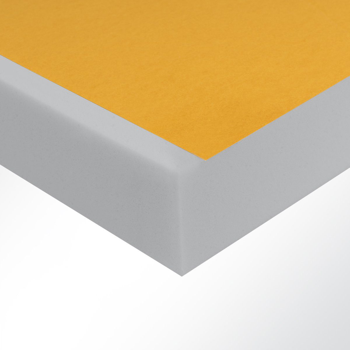 Quiet Please Dämmplatte Schallabsorber Basotect® 100x50x2cm hellgrau selbstklebend Schallschut, (1-St), 1000 x 500 x 20 mm [L x B x H]