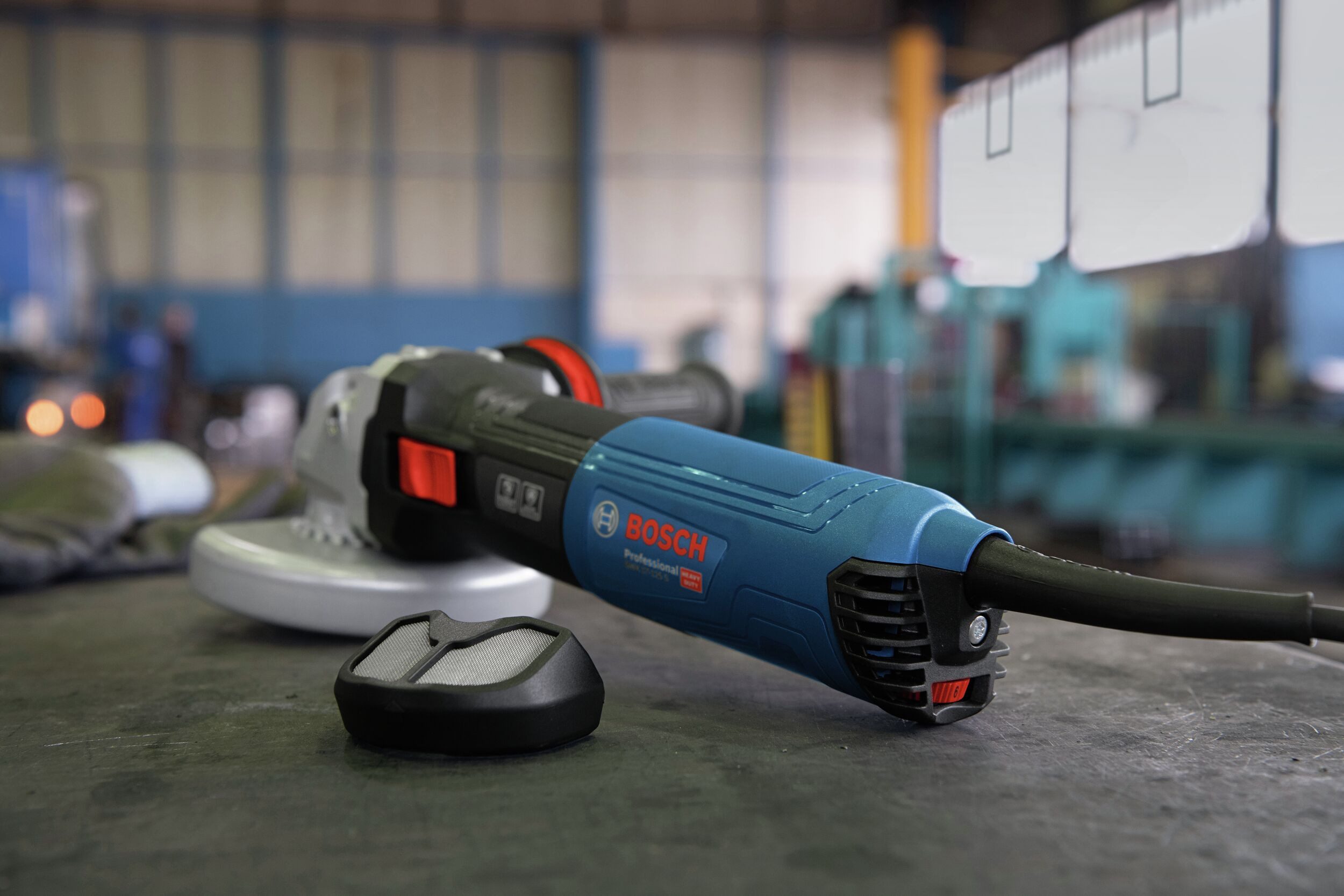 BOSCH Winkelschleifer GWS 17-125 S INOX, max. 7800 U/min, Im Karton