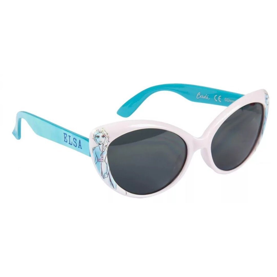 Disney Frozen Sonnenbrille Elsa Cat Eye Brille mit praktischem Etui und  100% UV Schutz