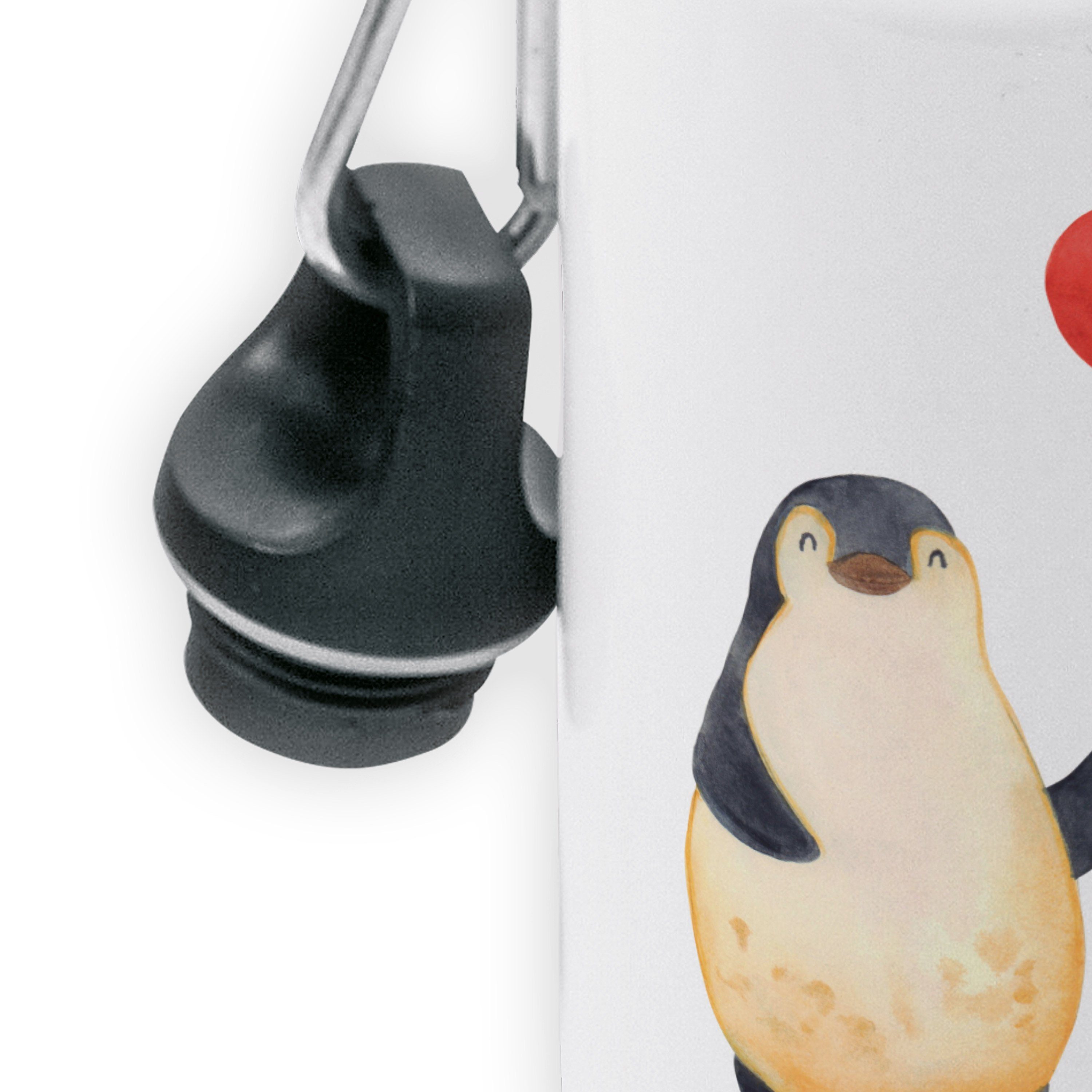 Jahrmarkt, Geschenk, Pinguin Weiß Grundschule Glück, - - & Mr. Luftballon Panda Mrs. Trinkflasche