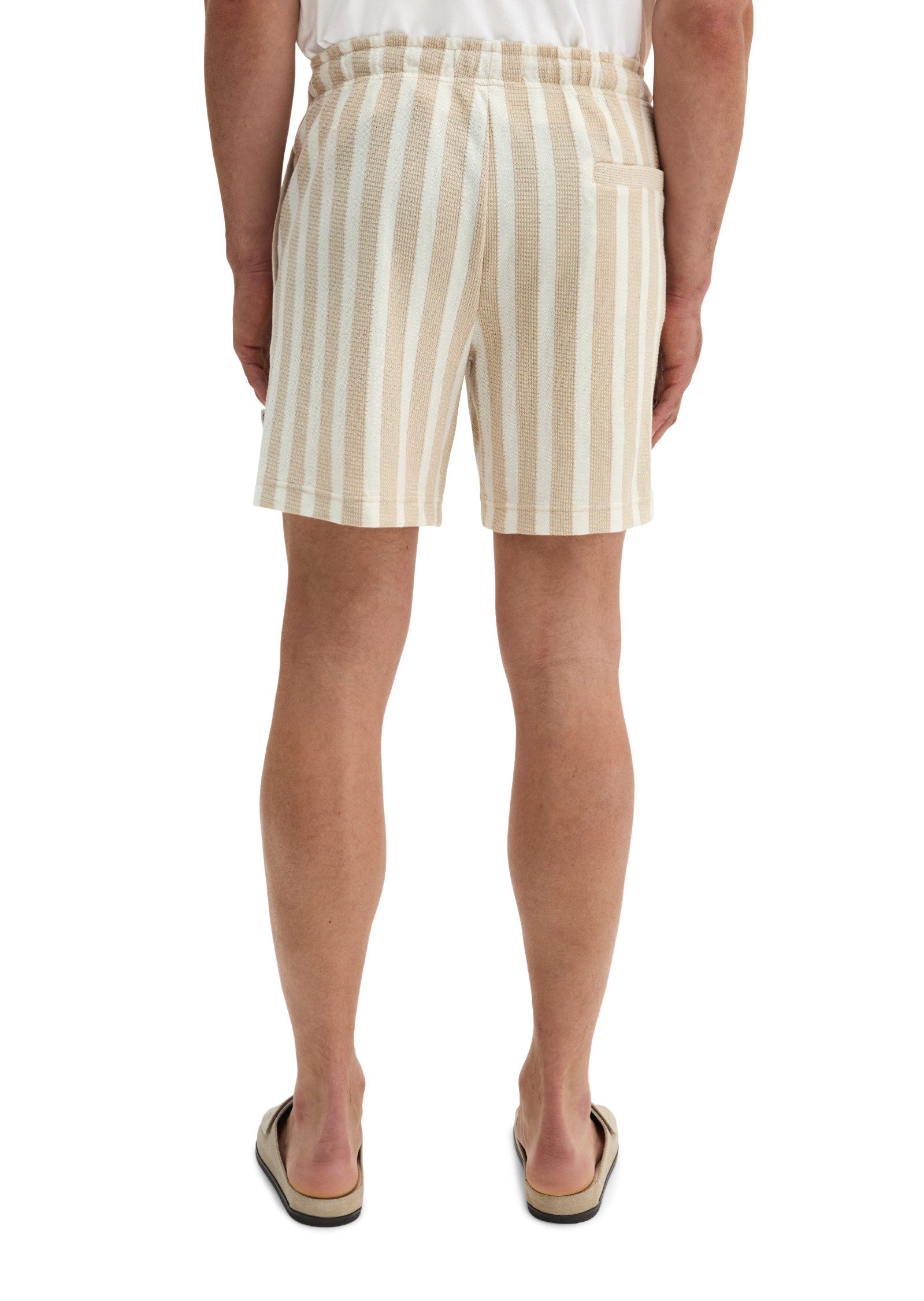 Marc O'Polo Shorts mit Farb-und Struktur-Streifen