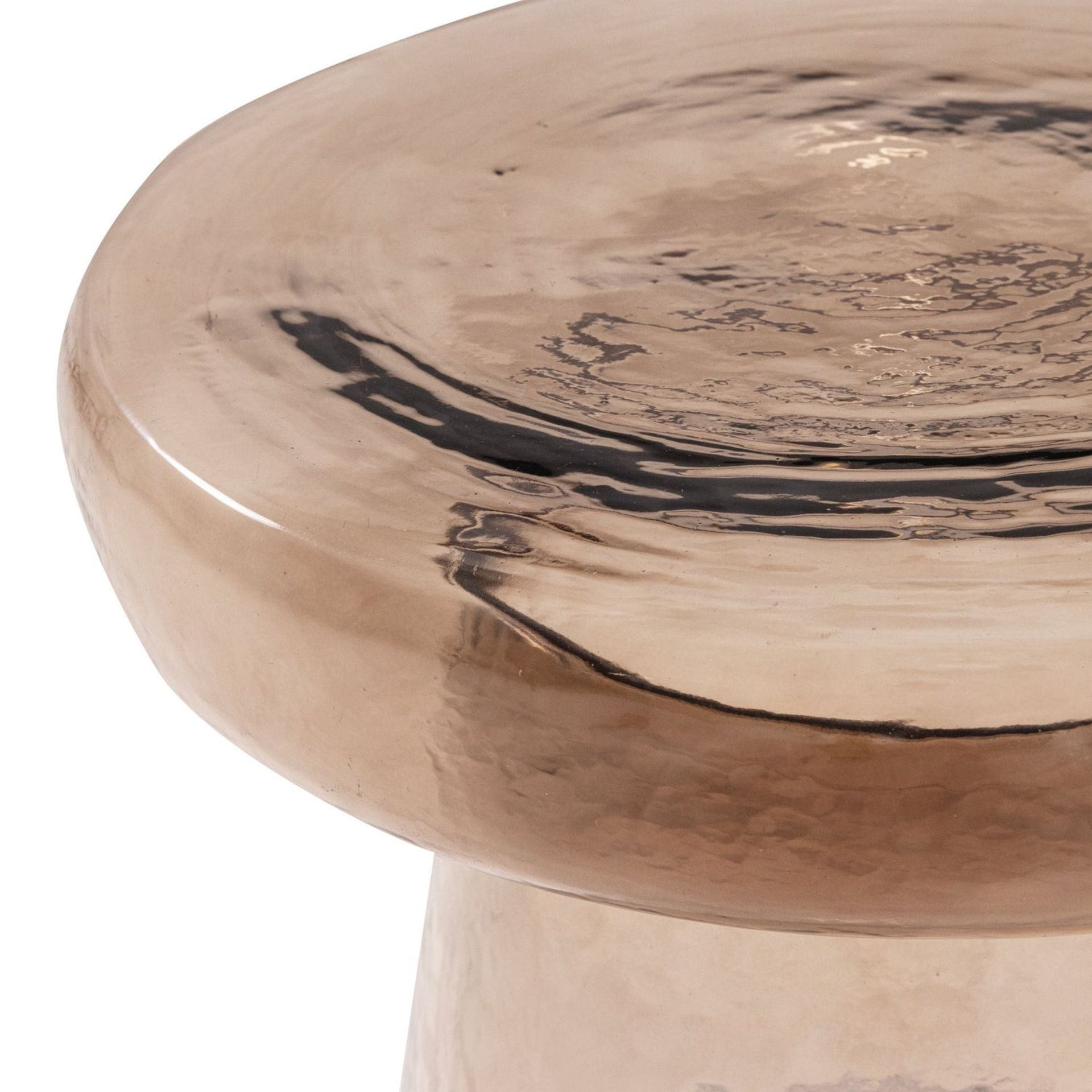 WOOOD Beistelltisch Couchtisch Loma Glas Braun