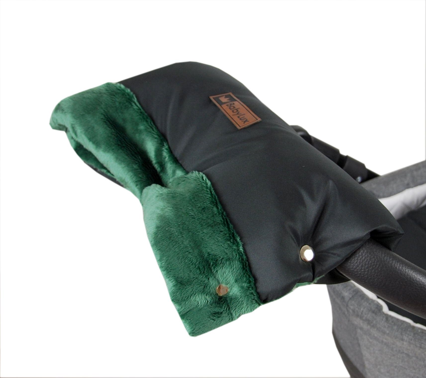 Handmuffe BABYLUX Handmuff für Kinderwagen Handwärmer mit Kunstfell Handschuhe