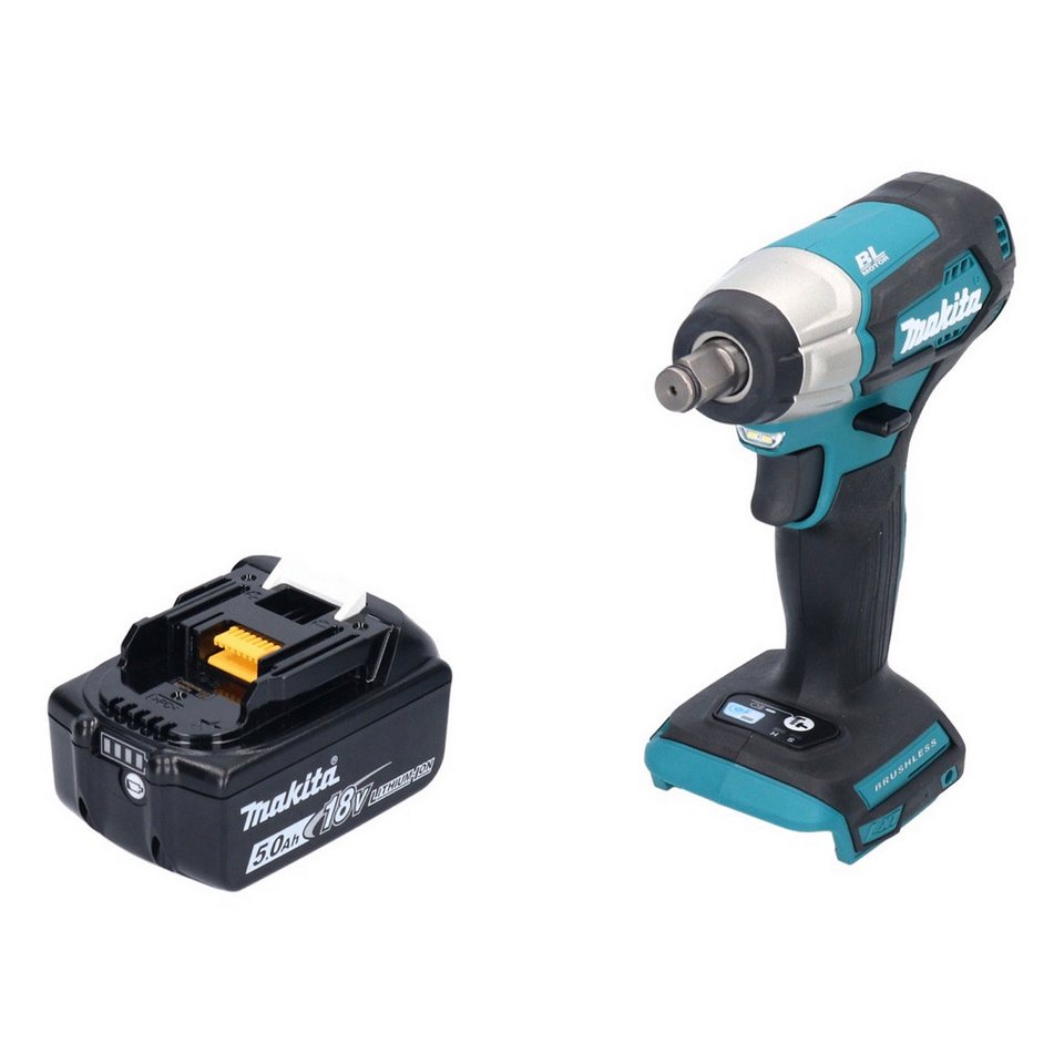 Thumbnail - Makita Akku-Schlagschrauber DTW 181 T1 Akku Schlagschrauber 18 V 210 Nm 1/2" Brushless + 1x Akku