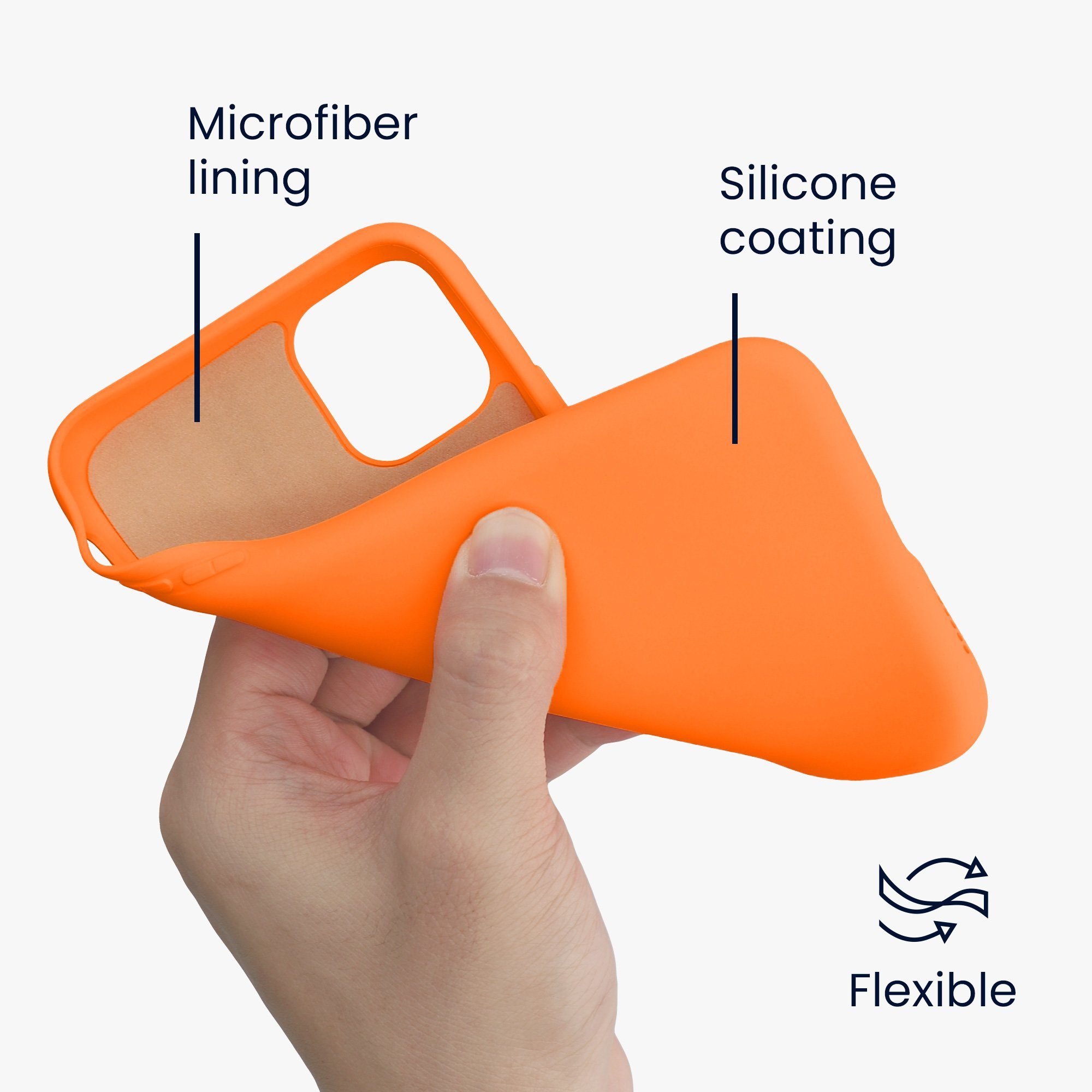 kwmobile Handyhülle Slim Case für Apple iPhone 11, Hülle Silikon Handy - Handyhülle gummiert