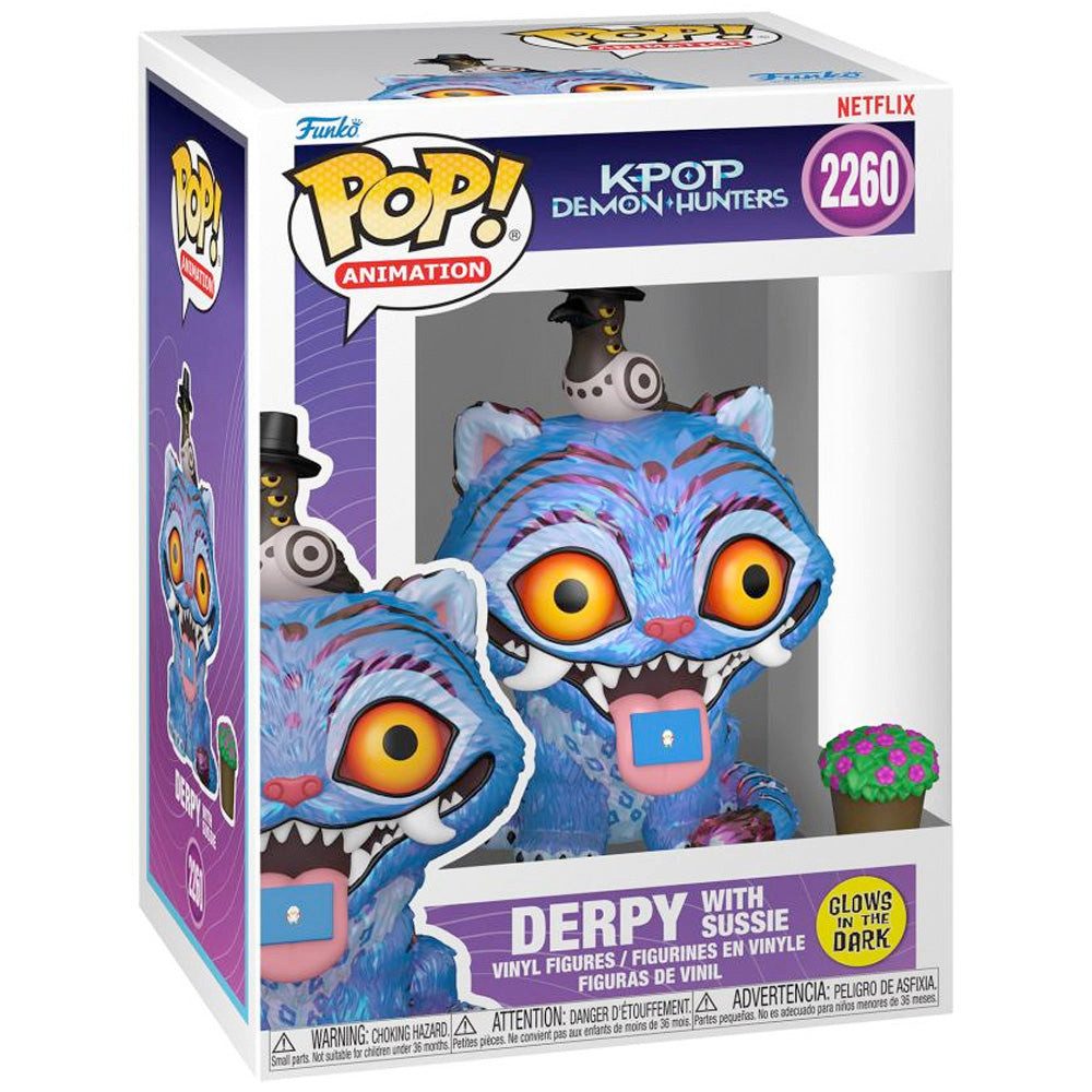 KPop Demon Hunters Actionfigur Funko POP! KPOP DH-Derpy w/Sussie (Glow), 10 cm