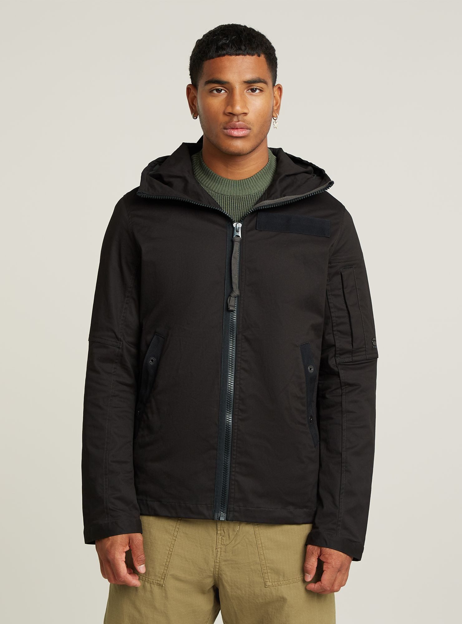 G-STAR Langarmshirt Batt Hooded Overshirt