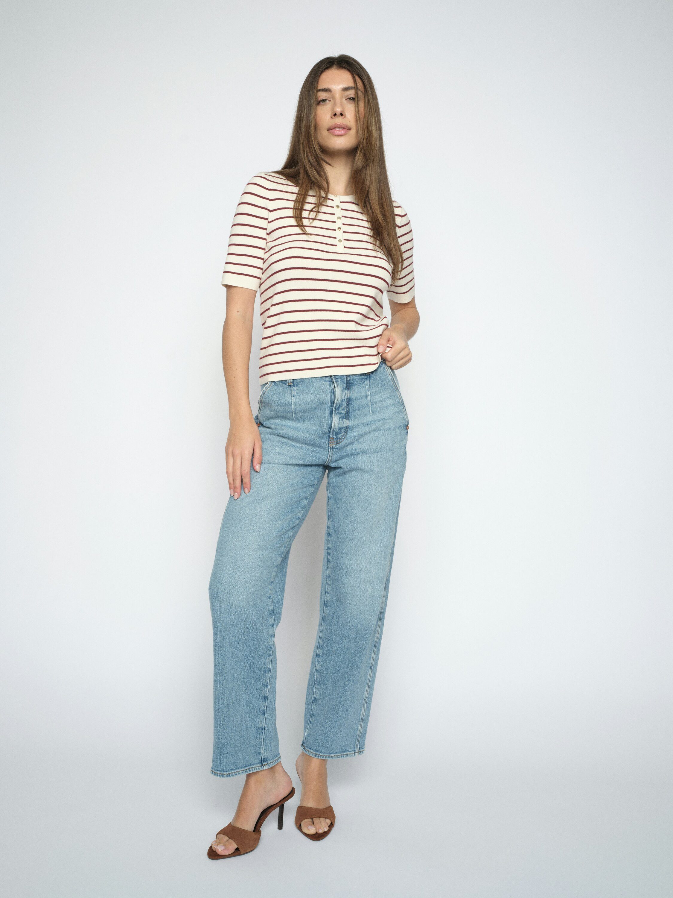 Mos Mosh Loose-fit-Jeans MMSandie Ray