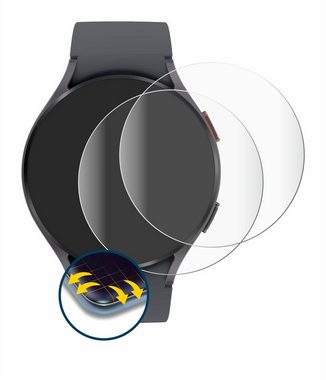 BROTECT Full-Screen Schutzfolie für Samsung Galaxy Watch 5 (44mm), Displayschutzfolie, 2 Stück, 3D Curved klar