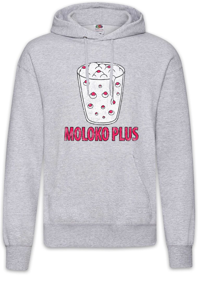 Urban Backwoods Hoodie Moloko Plus Herren Hoodie Clockwork Uhrwerk Milch Alex Alexander (1-tlg) Orange DeLarge Milk Korova