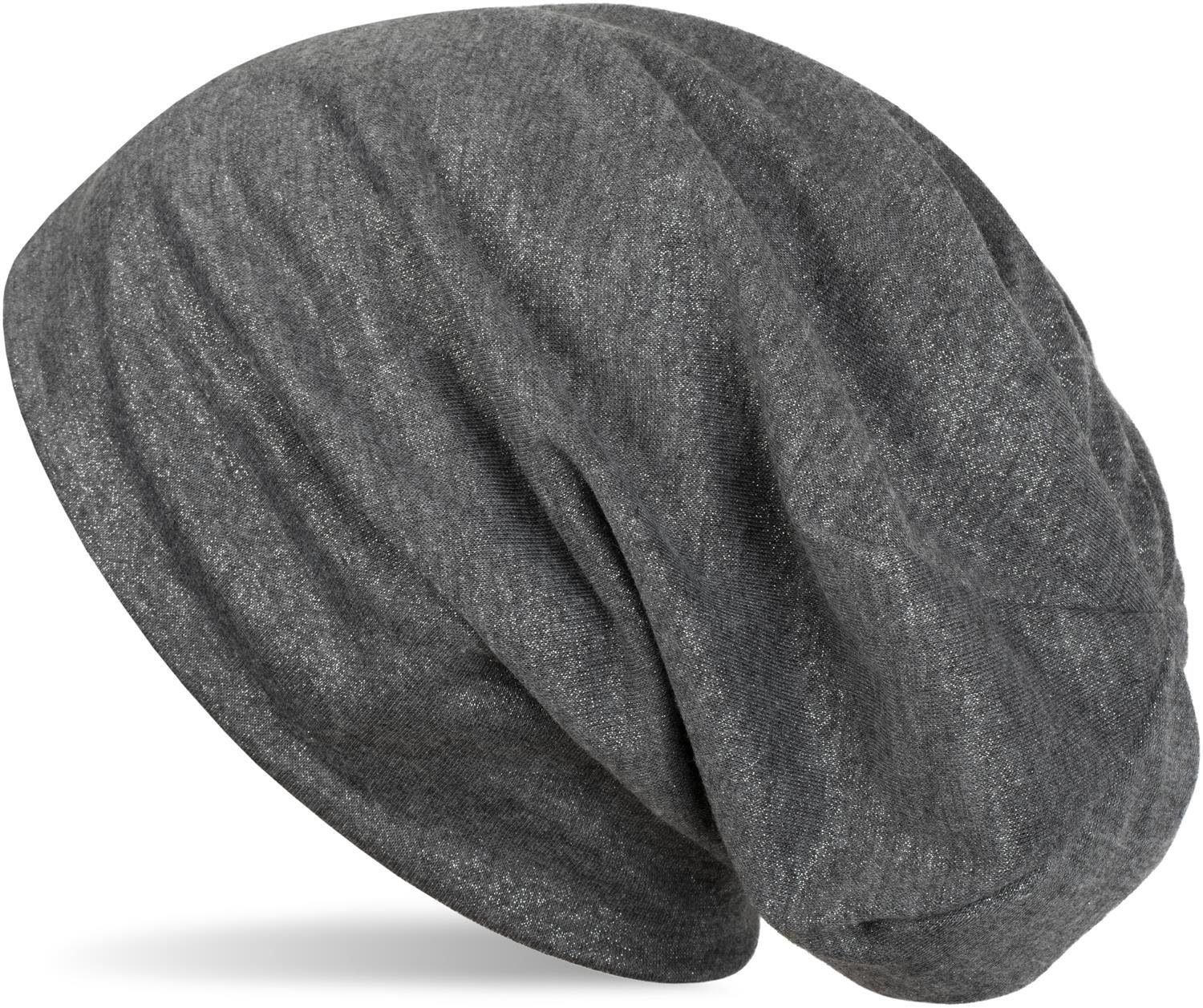 styleBREAKER Beanie Beanie mit All Over Glitzer (1-St) günstig online kaufen