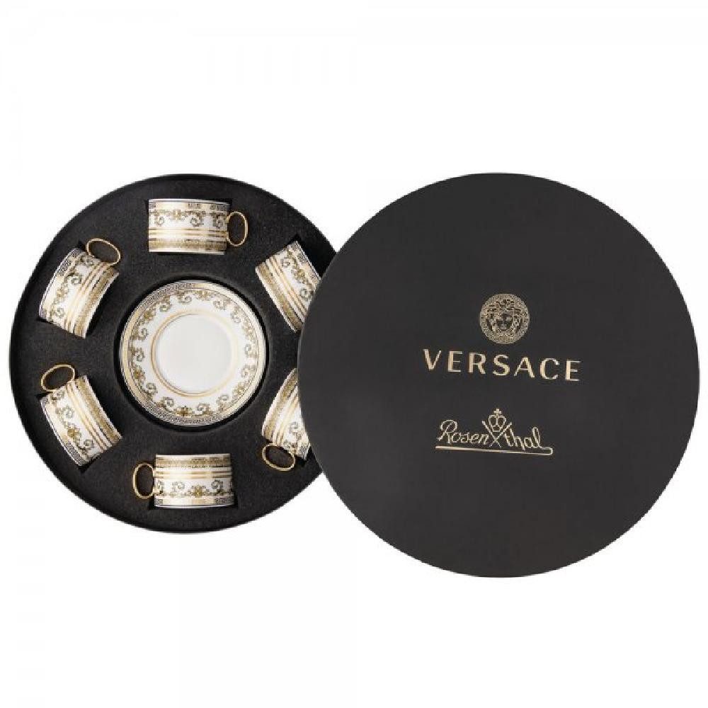 Versace Tasse by Rosenthal Teetassen Virtus Gala White (12-teilig)