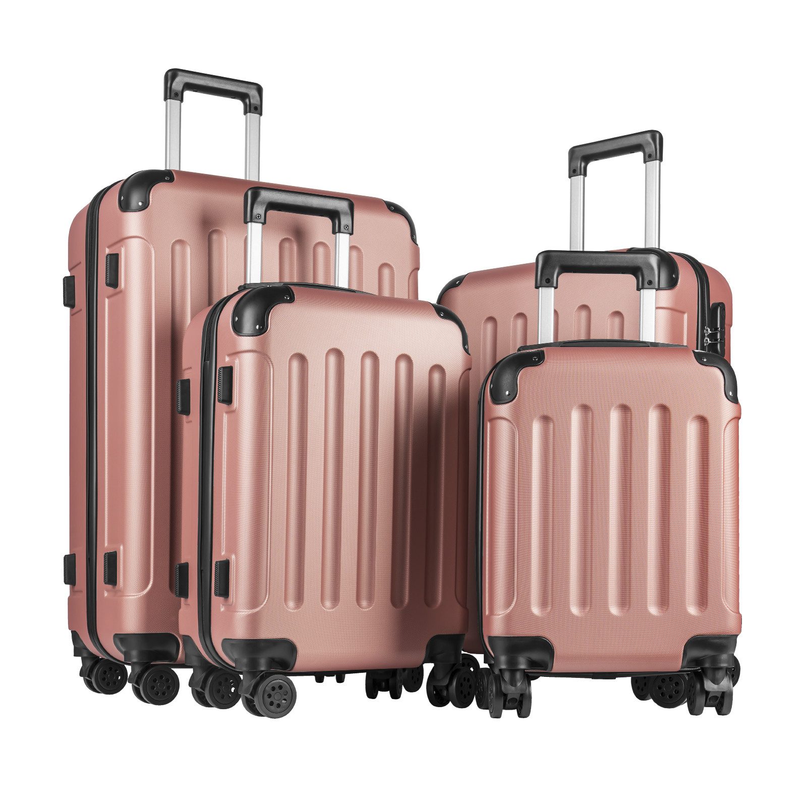 yonsly Kofferset Reisekoffer 4er Set Hartschalenkoffer günstig online kaufen