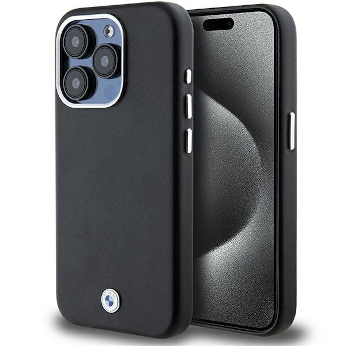 BMW Handyhülle BMW Apple iPhone 15 Pro Signature Wrapped Metal MagSafe