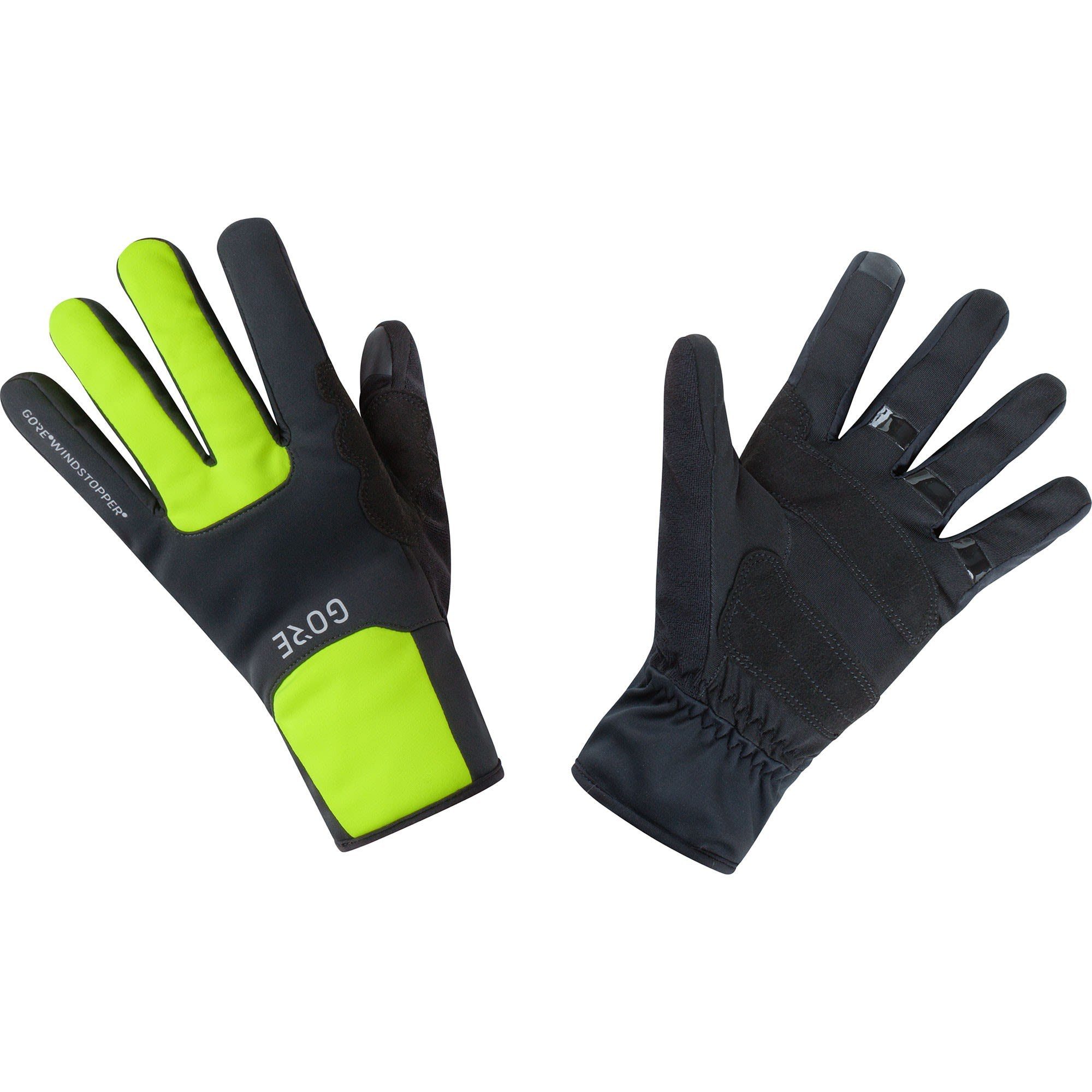 GORE® Wear Fleecehandschuhe Gore M Gore Windstopper Thermo Gloves Accessoires Black - Neon Yellow