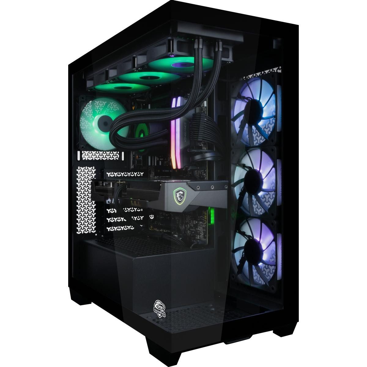 ONE GAMING High End PC AN036 - iCUE Edition Gaming-PC (AMD Ryzen 7 9700X, GeForce RTX 5070, 32 GB RAM, 1000 GB SSD, Luftkühlung)