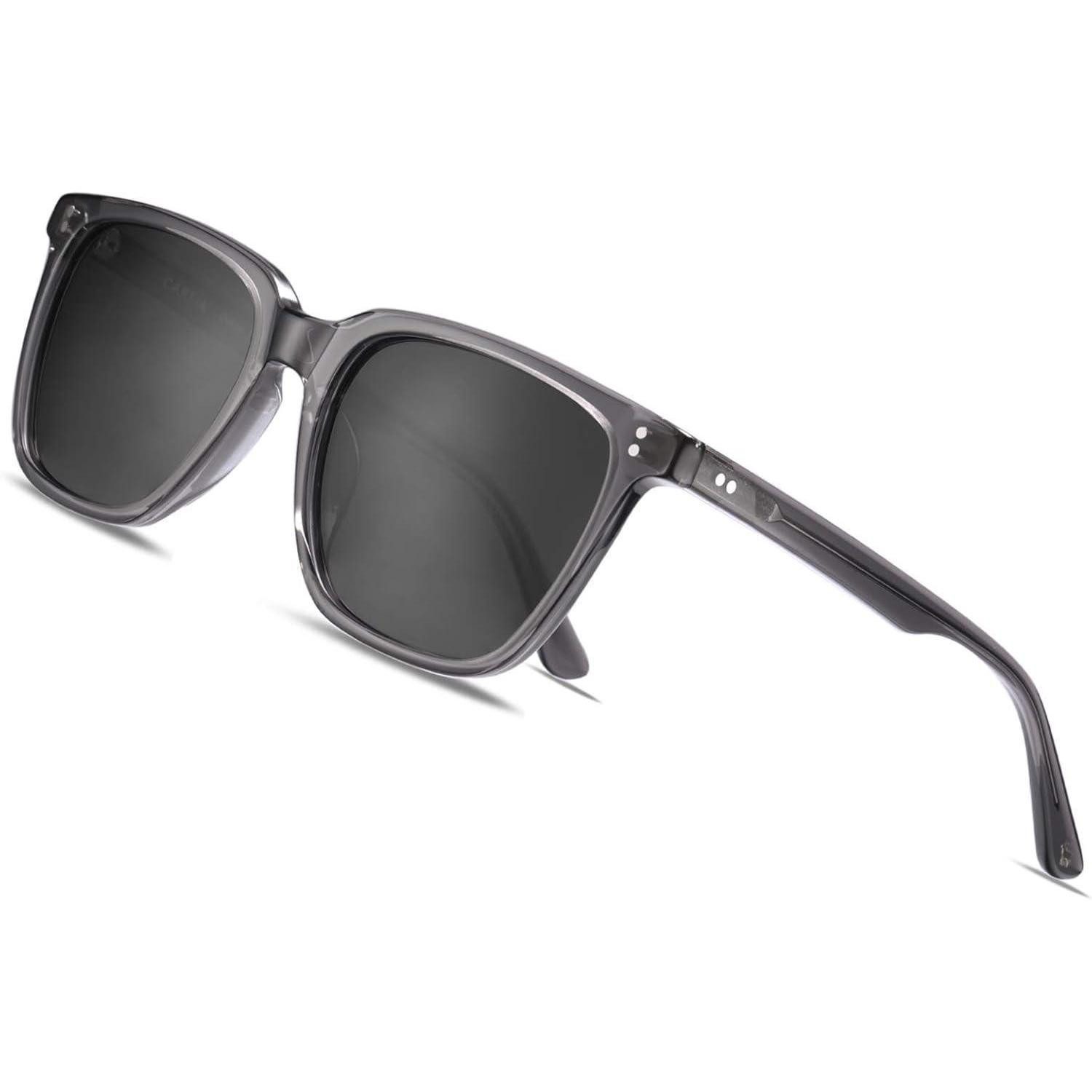 LuxusKollektion Sonnenbrille Sonnenbrille Herren B Rahmen Transparent Schwarz Linsen Schwarz