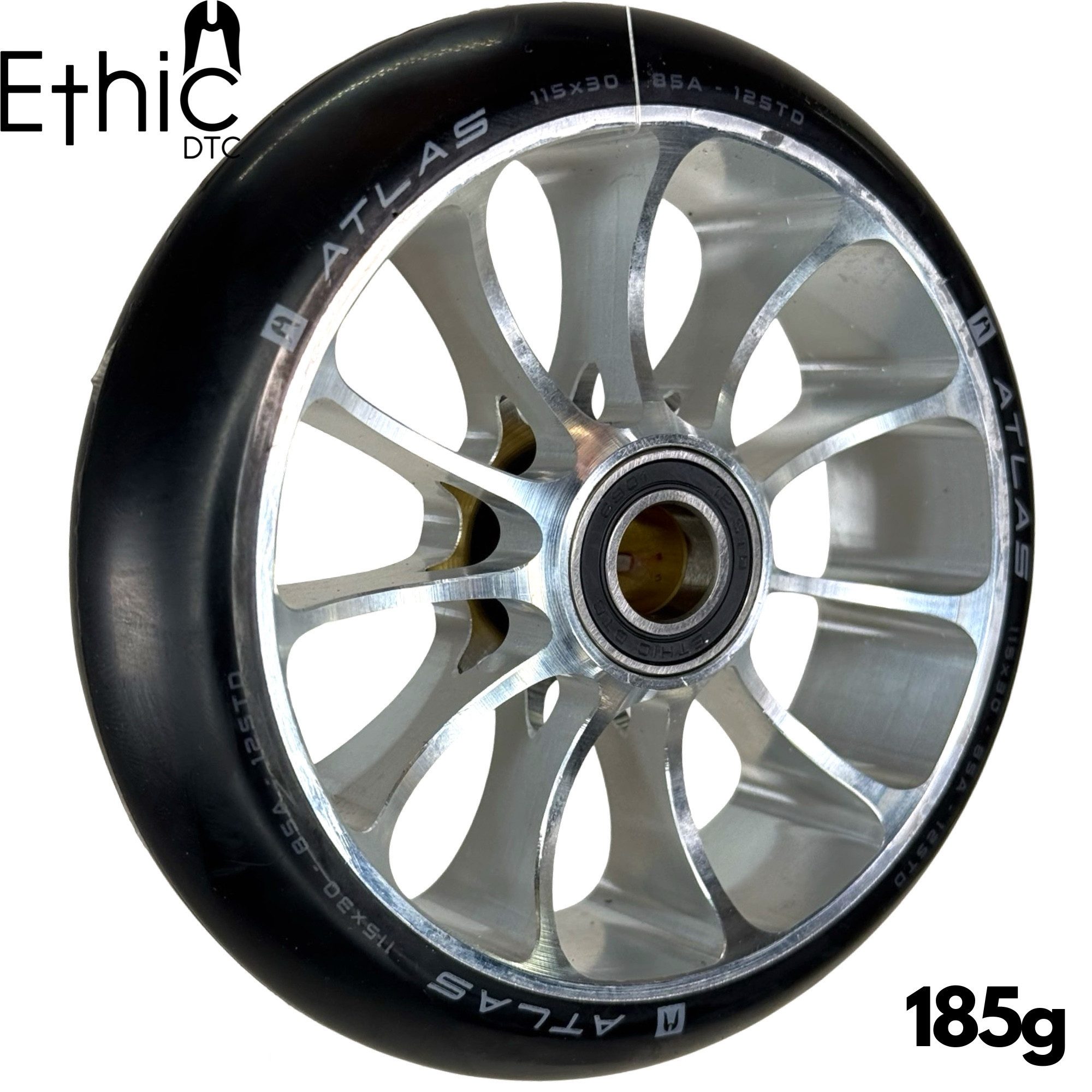 Stuntscooter Ethic DTC Atlas Stunt-Scooter Rolle 180gr 110mm Raw