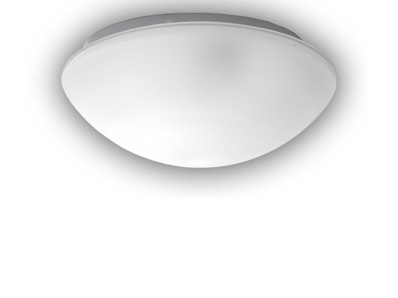 niermann LED Deckenleuchte rund, Schirm Opal-Glas Ø 20cm, dimmbar, LED wechselbar, Warmweiß, flache Deckenlampe klein für Ankleidezimmer Decke & E14 LED
