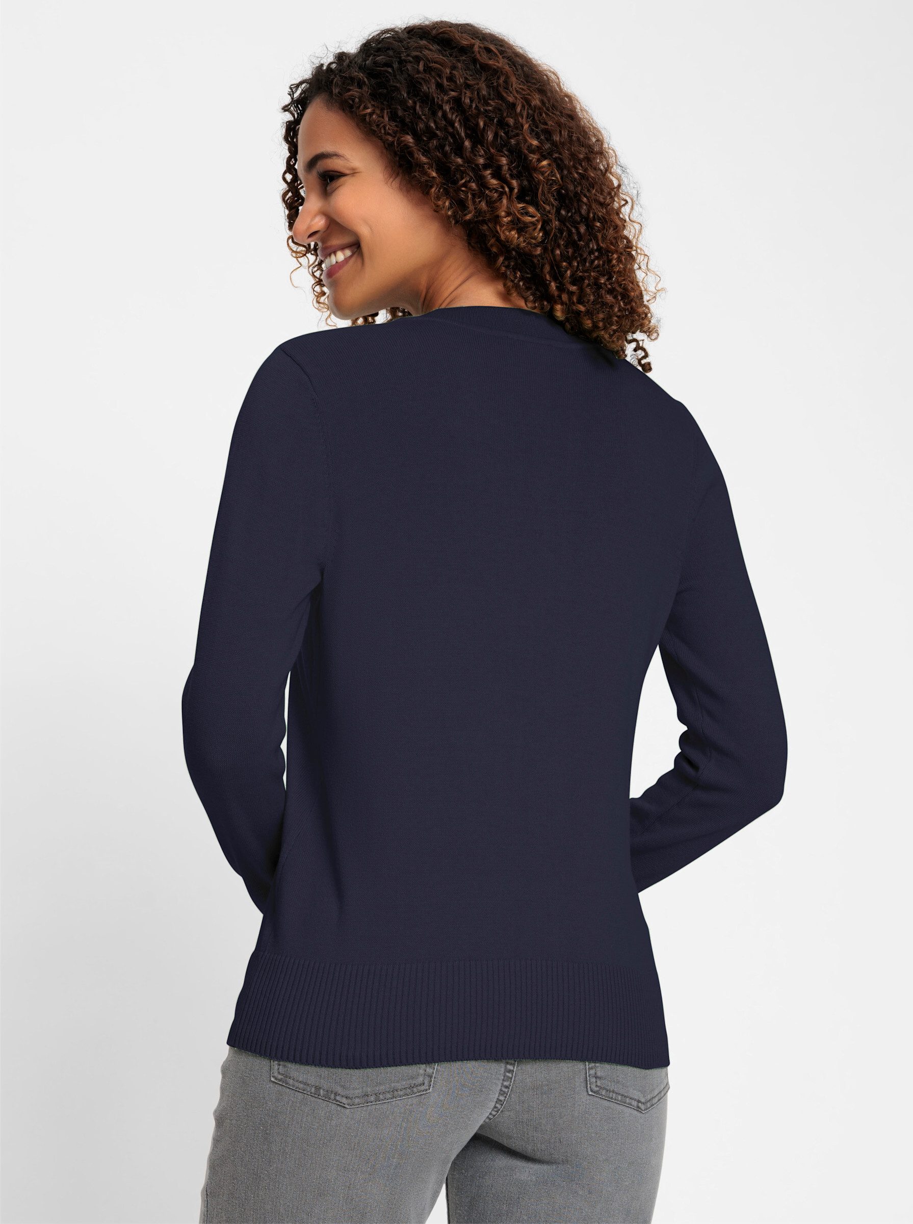 Witt Strickpullover V-Ausschnitt-Pullover . günstig online kaufen