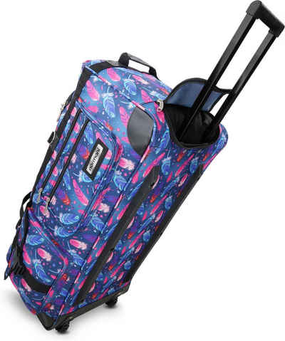 normani Reisetasche Reisetasche mit 2 Rädern Jumbus 100, Trolley mit leichtläufigen Rollen