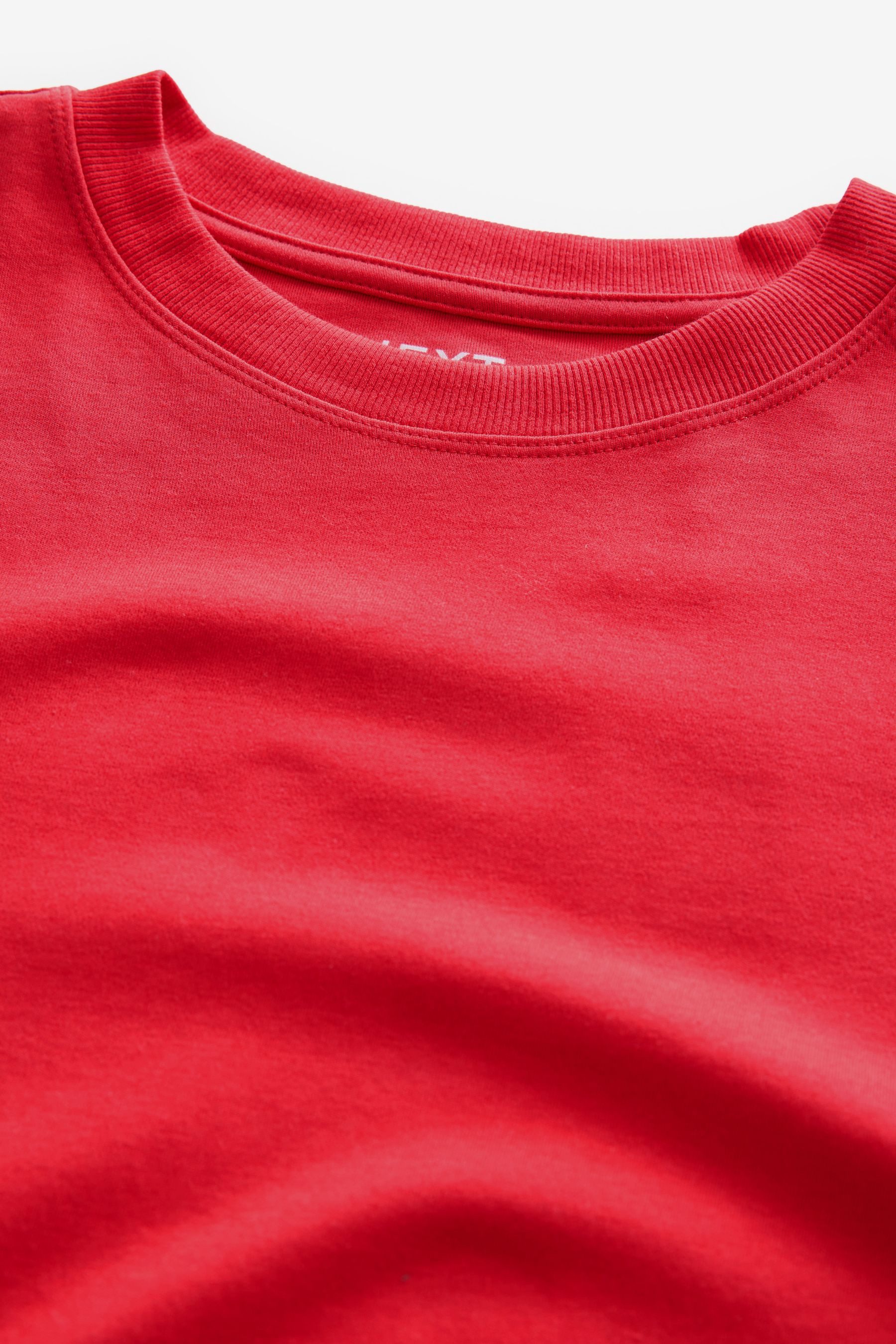 Next T-Shirt Kastiges Relaxed Fit Oversized-T-Shirt, Baumwolle (1-tlg) günstig online kaufen