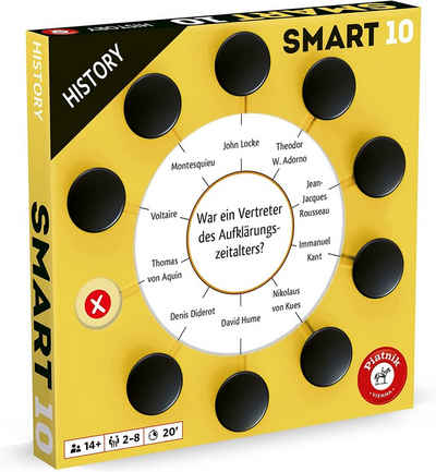 Piatnik Spiel, Quizspiel »Piatnik - Smart 10 - HISTORY - Erweiterung von Smart 10 oder Smart 10 Family«