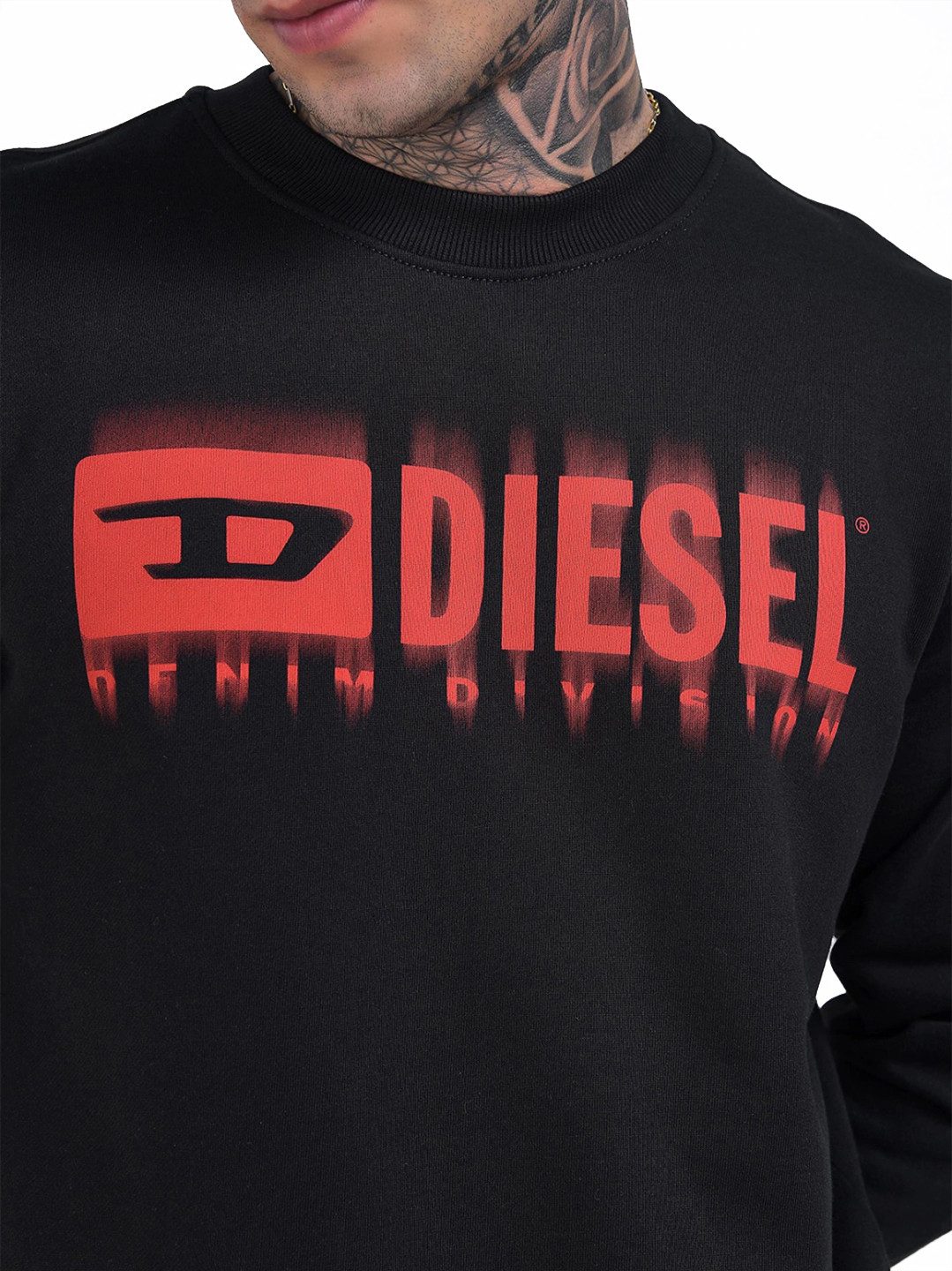 Diesel Sweatshirt Regular Fit Supersoft - S-GINN-L8 9XX