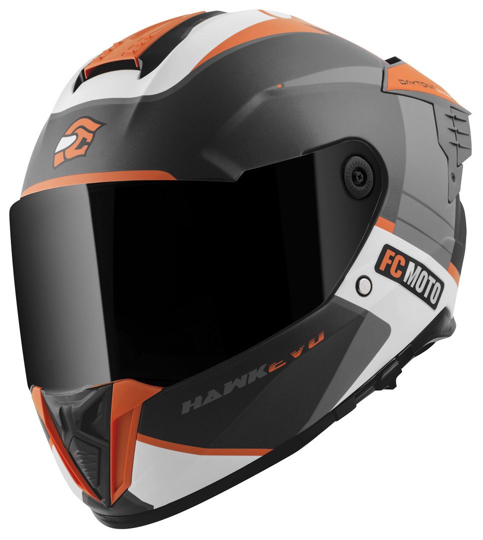 FC-Moto Motorradhelm Hawk EVO-X Helm, Vorbereitet Für Kommunikationssystem,herausnehmbares Innenfutter