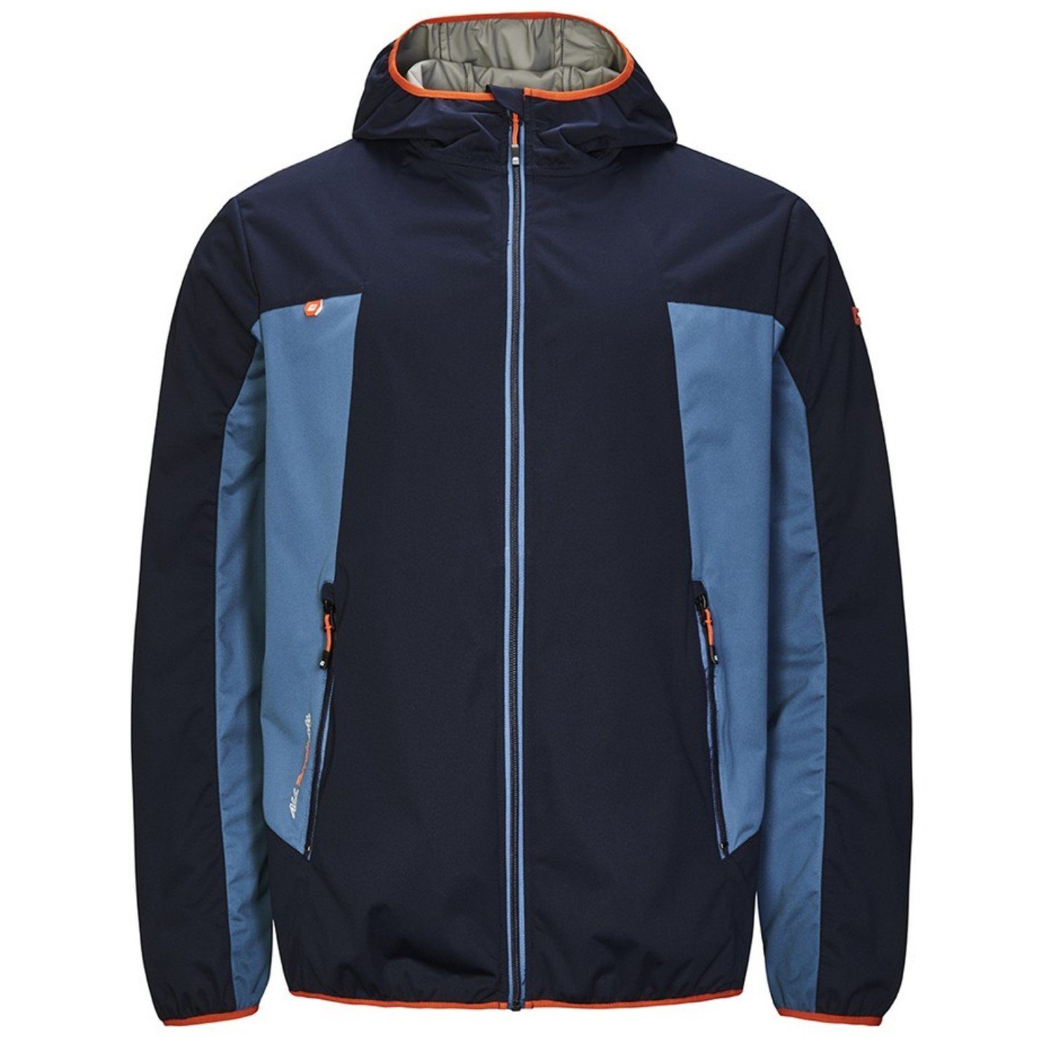 Kapuze mit Killtec Blau Killtec Herren leicht Jerik Funktionsjacke Wasserabweisend Softshelljacke