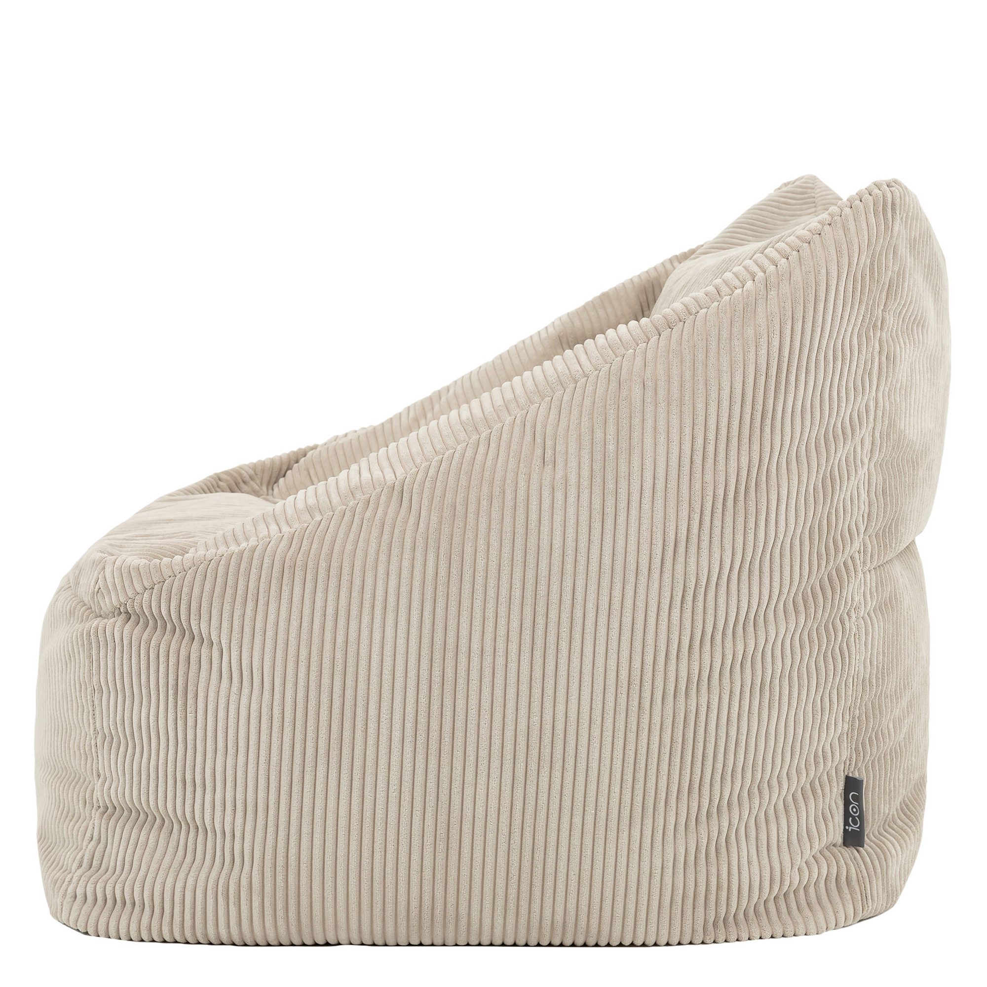 icon Sitzsack Riesen Sessel aus Cord Flauschig „Natalia", Sitzsack XXL, Made in Germany, für Erwachsene & Kinder, für Wohnzimmer – Bild 5 von 5