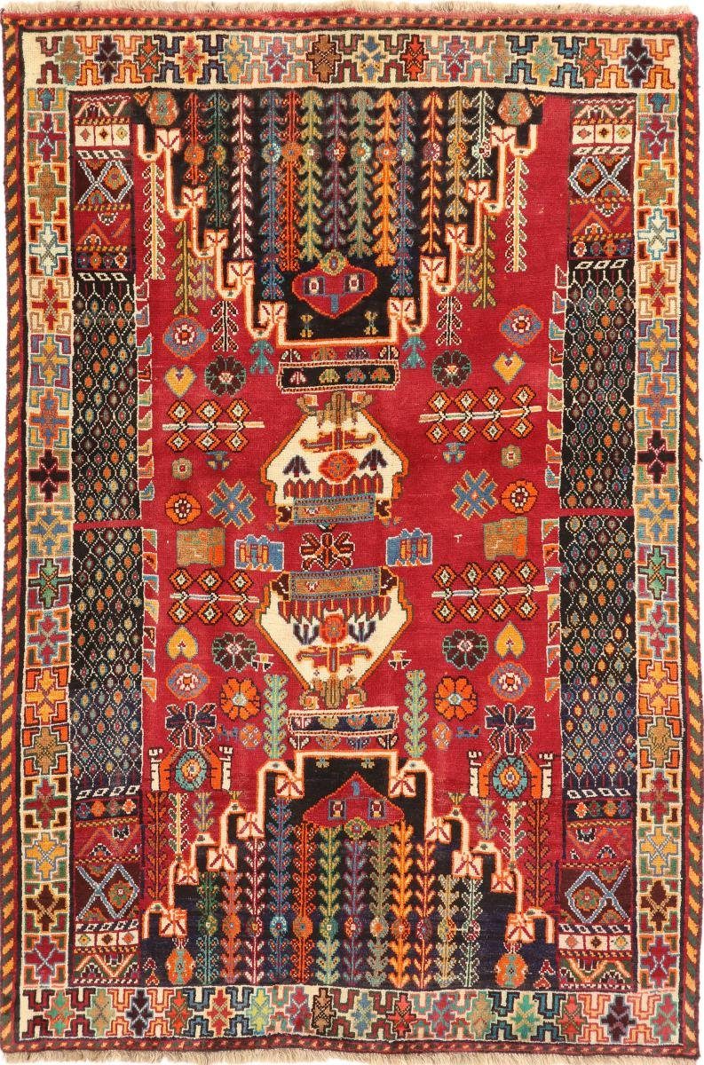 Trading, Orientteppich Shiraz 10 Orientteppich Perserteppich, rechteckig, Nain mm Höhe: / Handgeknüpfter 127x190