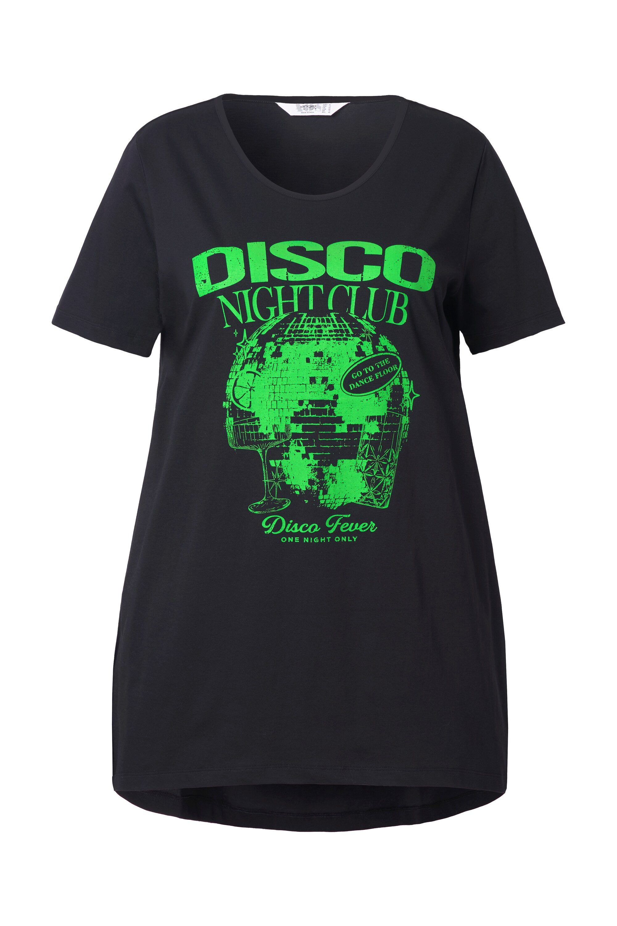 Angel of Style T-Shirt T-Shirt A-Linie Neon Diskokugel-Motiv günstig online kaufen