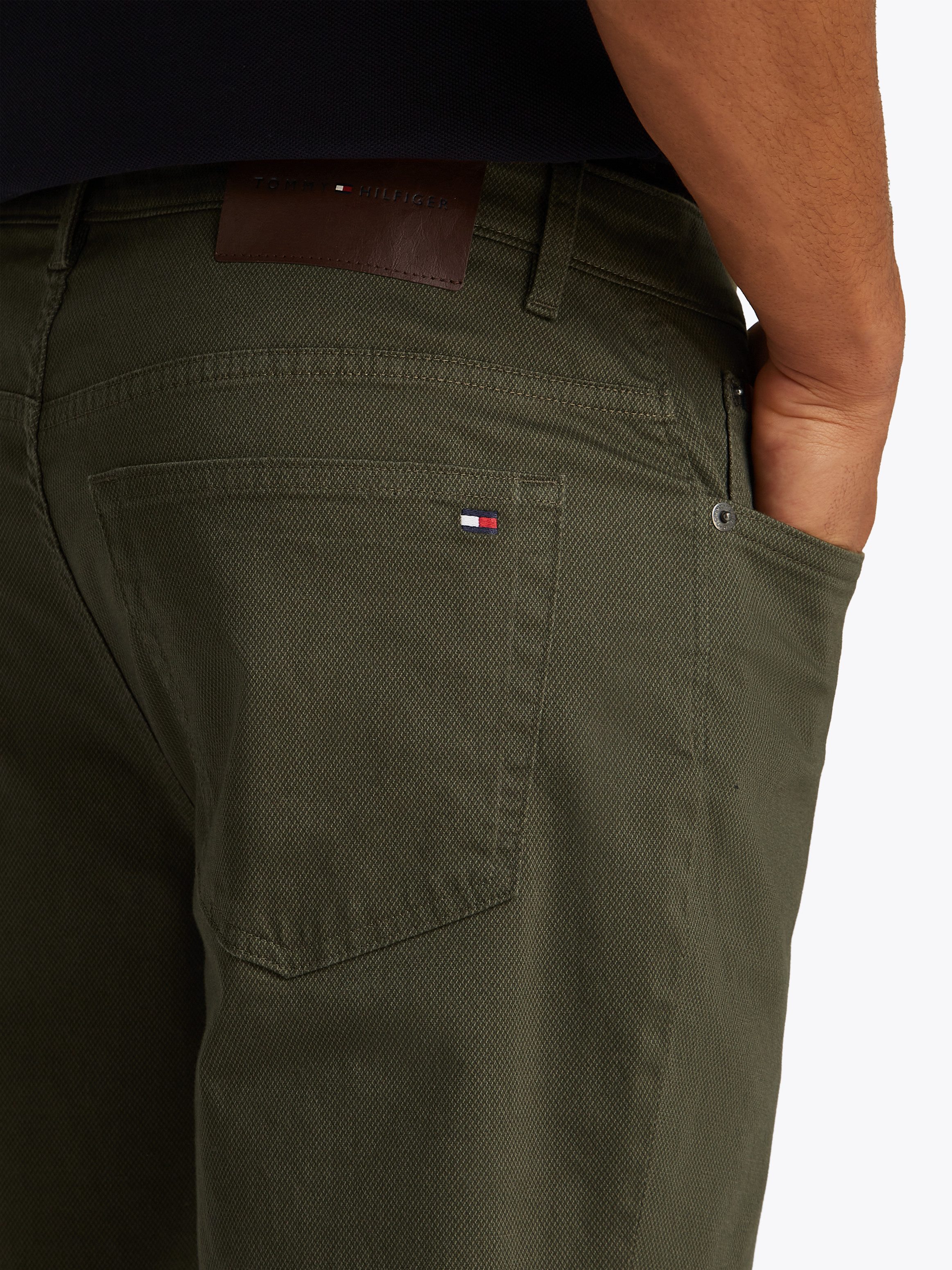 Tommy Hilfiger Chinohose DENTON 5PKT PRINTED STRUCTURE mit Struktur günstig online kaufen