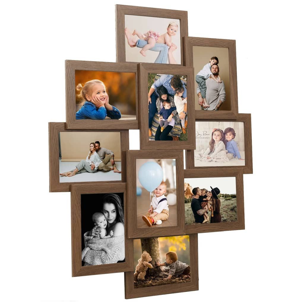 furnicato Bilderrahmen Collage für 10x(10x15 cm) günstig online kaufen