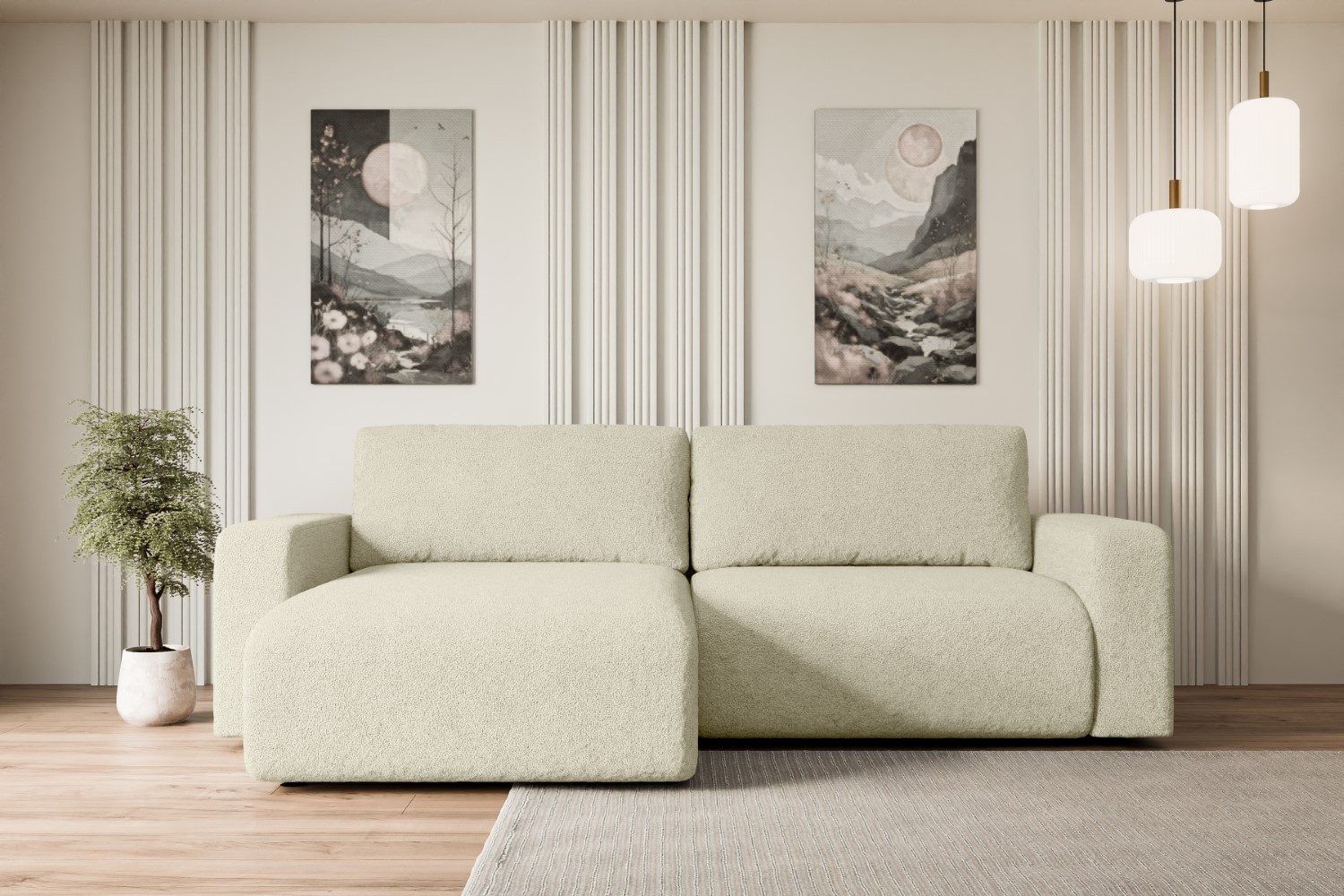 ALTDECOR Ecksofa KLEEA-L, Couch mit Schlaffunktion, günstig online kaufen