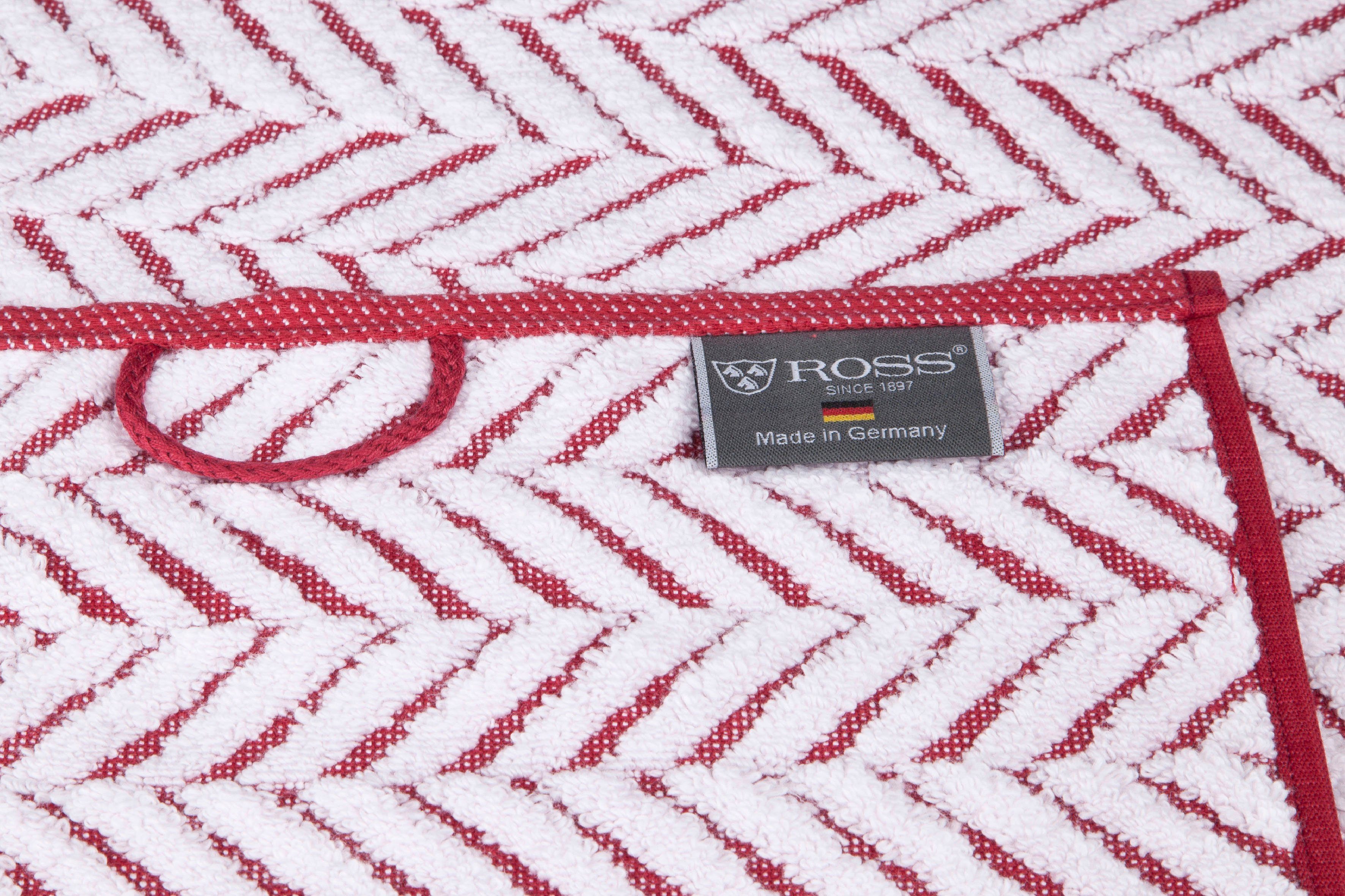 ROSS Duschtuch Sensual 9002, Frottier (1-St), im Zopfmusterstil günstig online kaufen