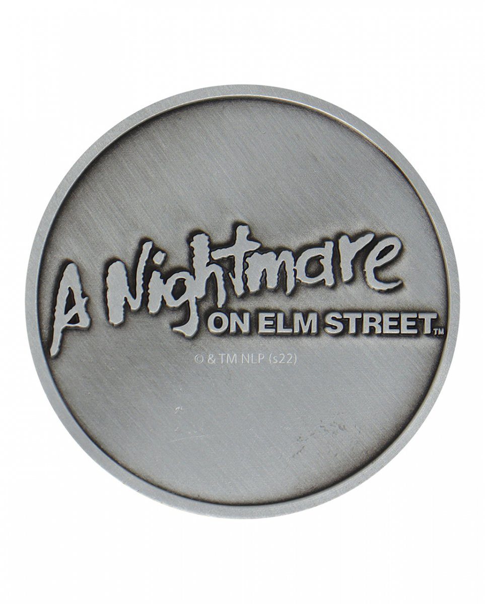 Horror-Shop Dekofigur Nightmare on Elm Limited Medaille f Edition Street