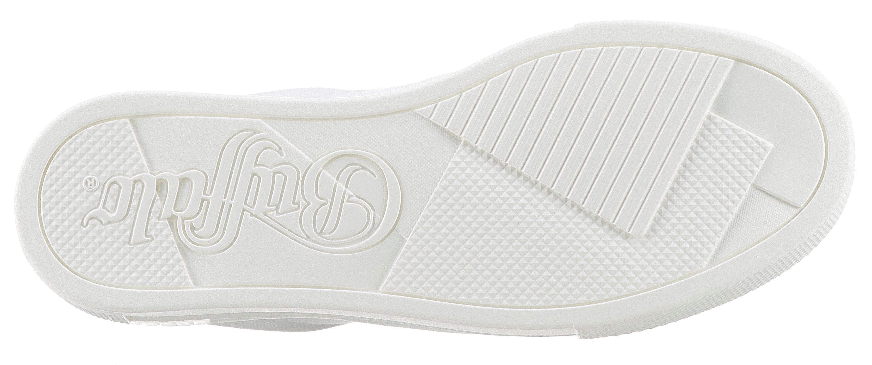 Buffalo Plateausneaker Freizeitschuh, Halbschuh, Schnürschuh im feinen Leo-Look