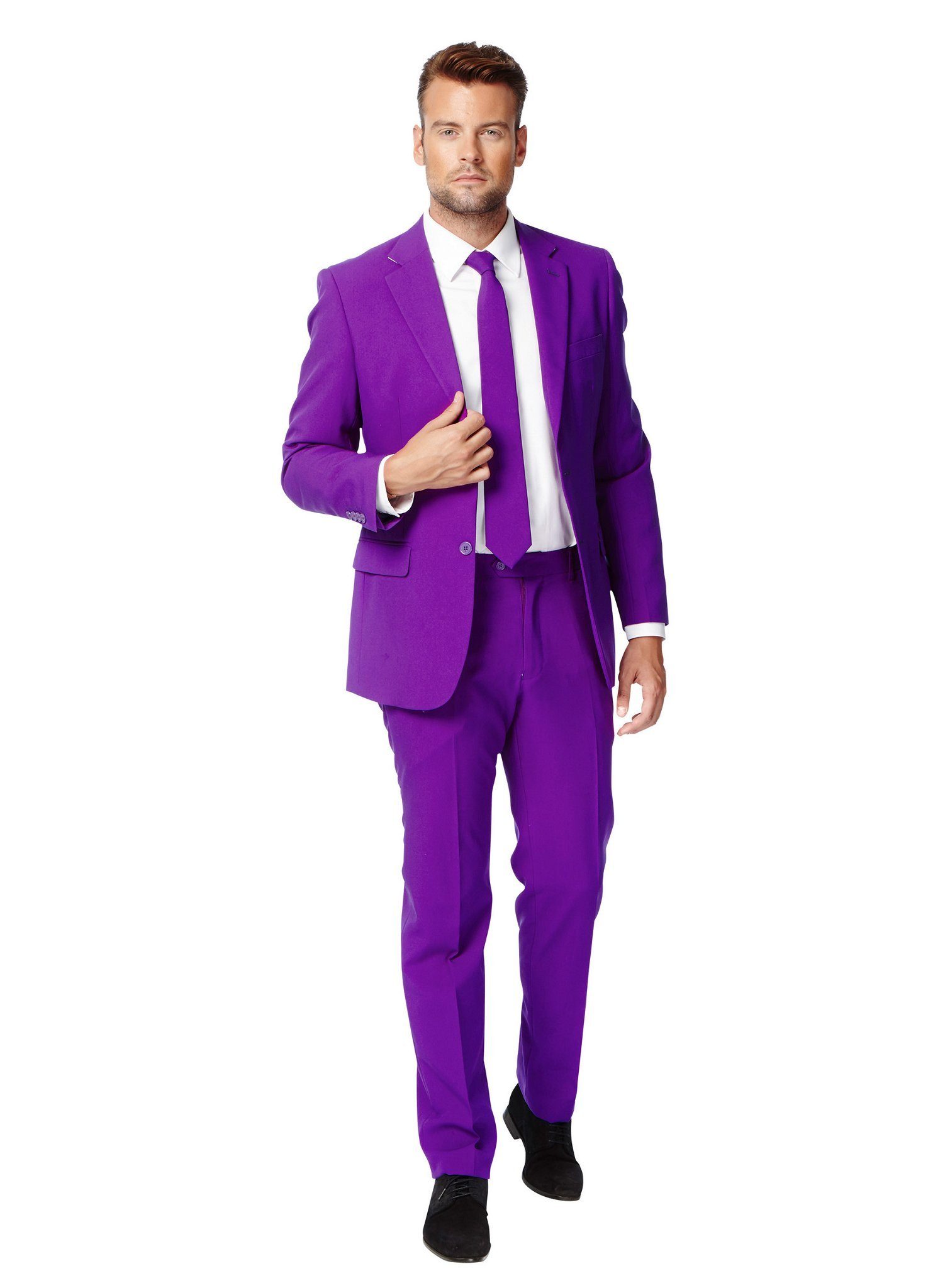 Opposuits Anzug Purple Prince Partyanzug - Kostüm für Karneval Ausgefallene Anzüge für coole Männer