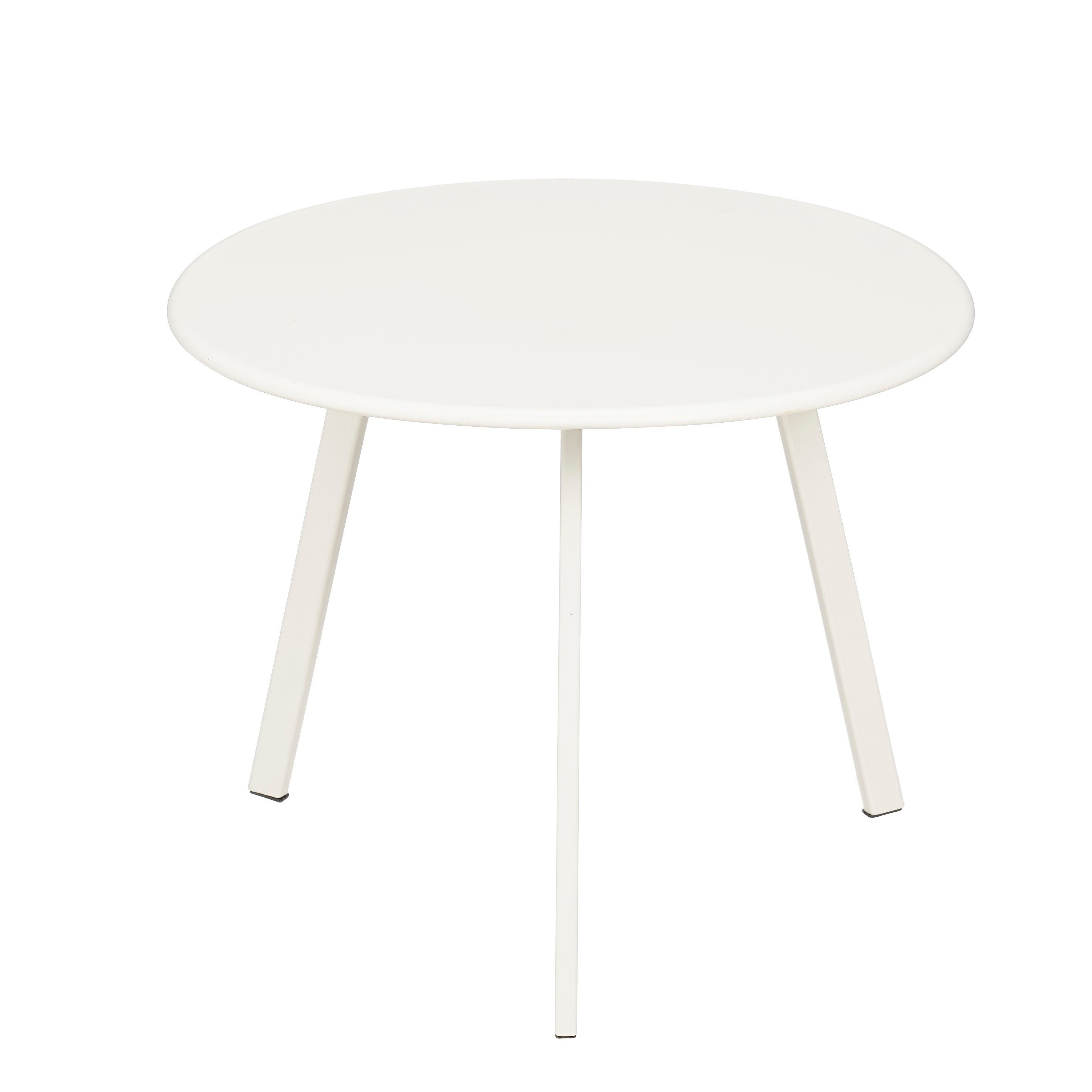 Mica Decorations Beistelltisch Mica Decorations Seattle Beistelltisch H38 x Ø58 cm Weiss