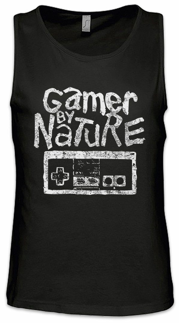 Tanktop Gamer By Nature Ärmelloses T-Shirt Fun Nerd Geek Sysadmin Coder