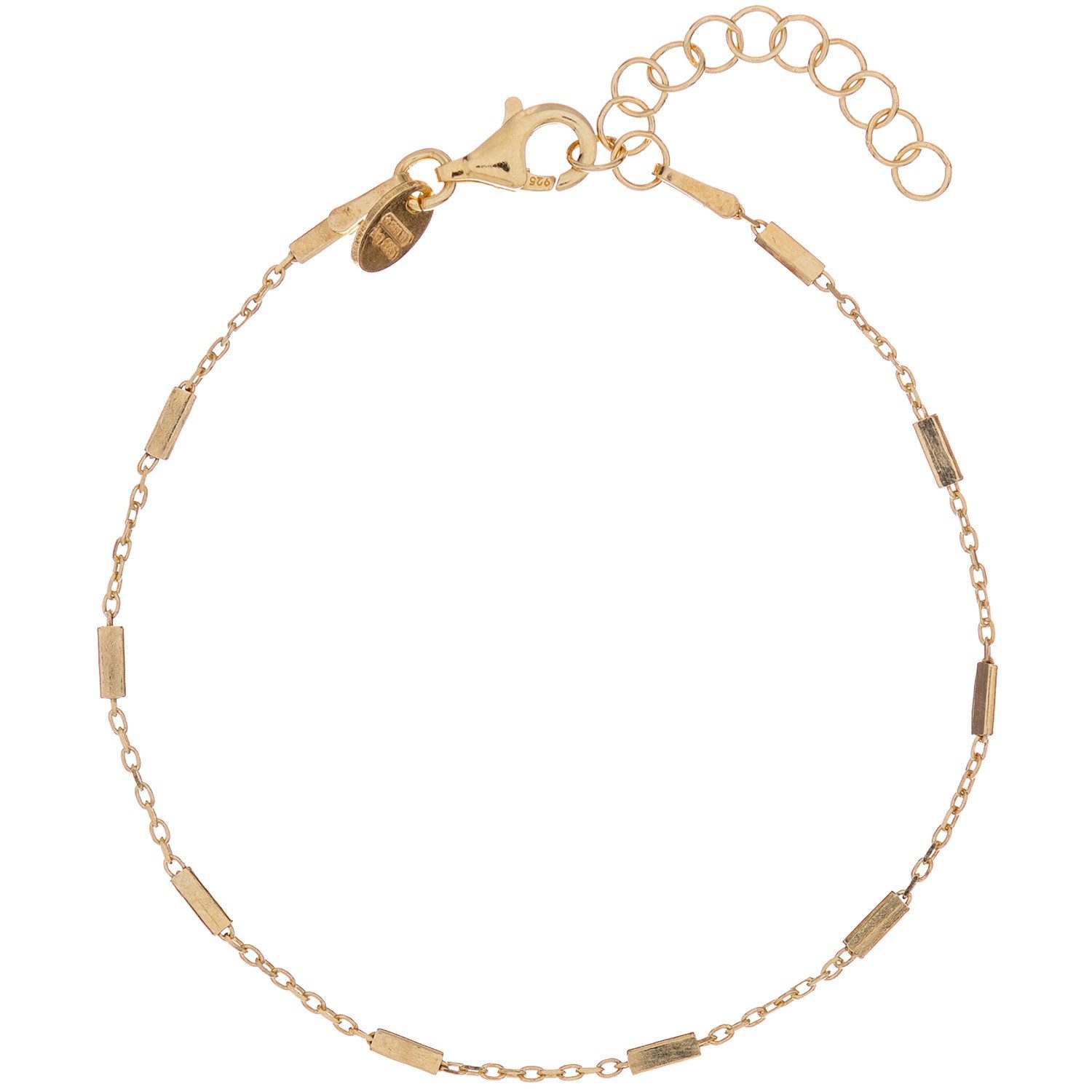 Alisia Gliederarmband Damen-Essential Goldfarben