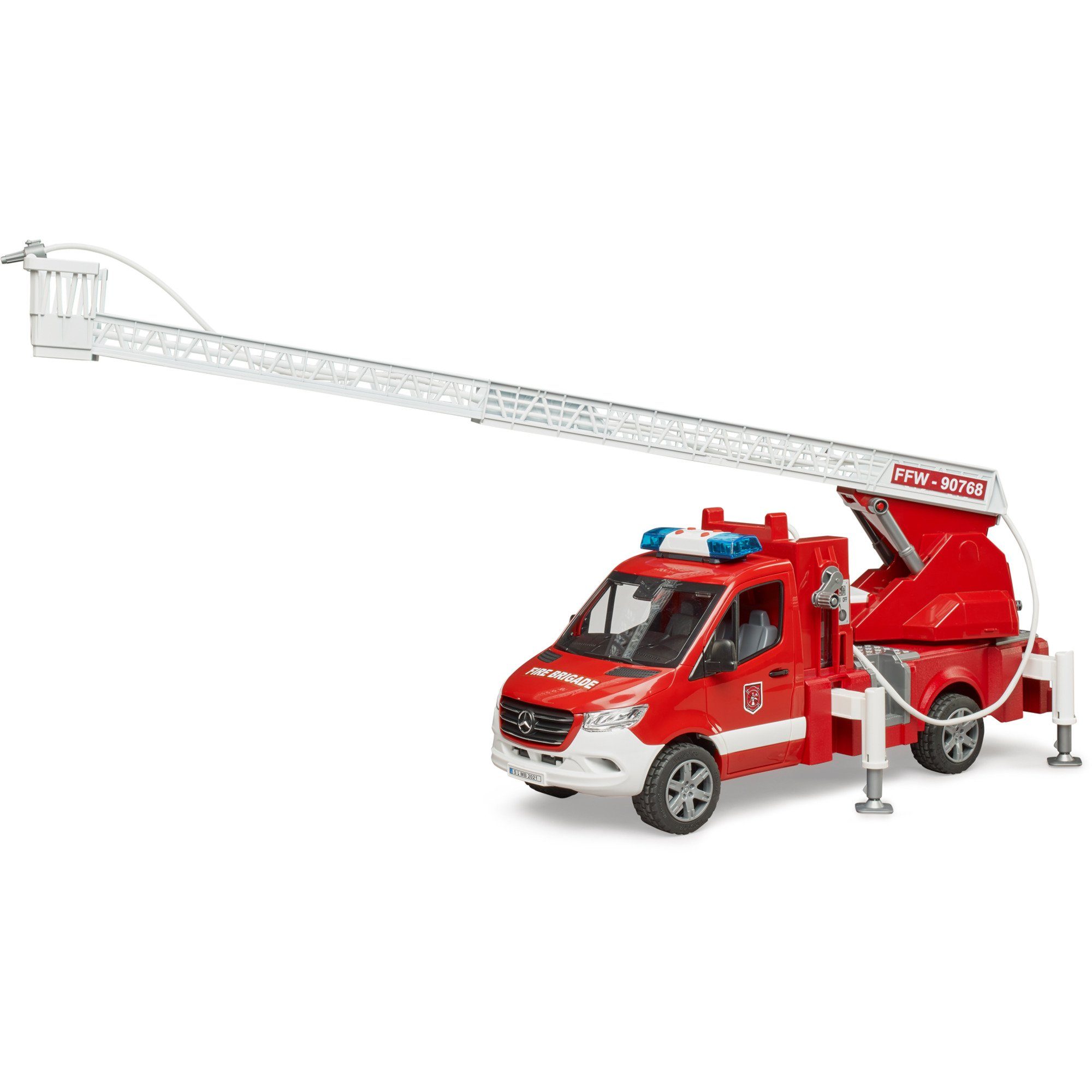 Bruder® Light Modellauto mit Feuerwehr MB bruder Sound Sprinter &