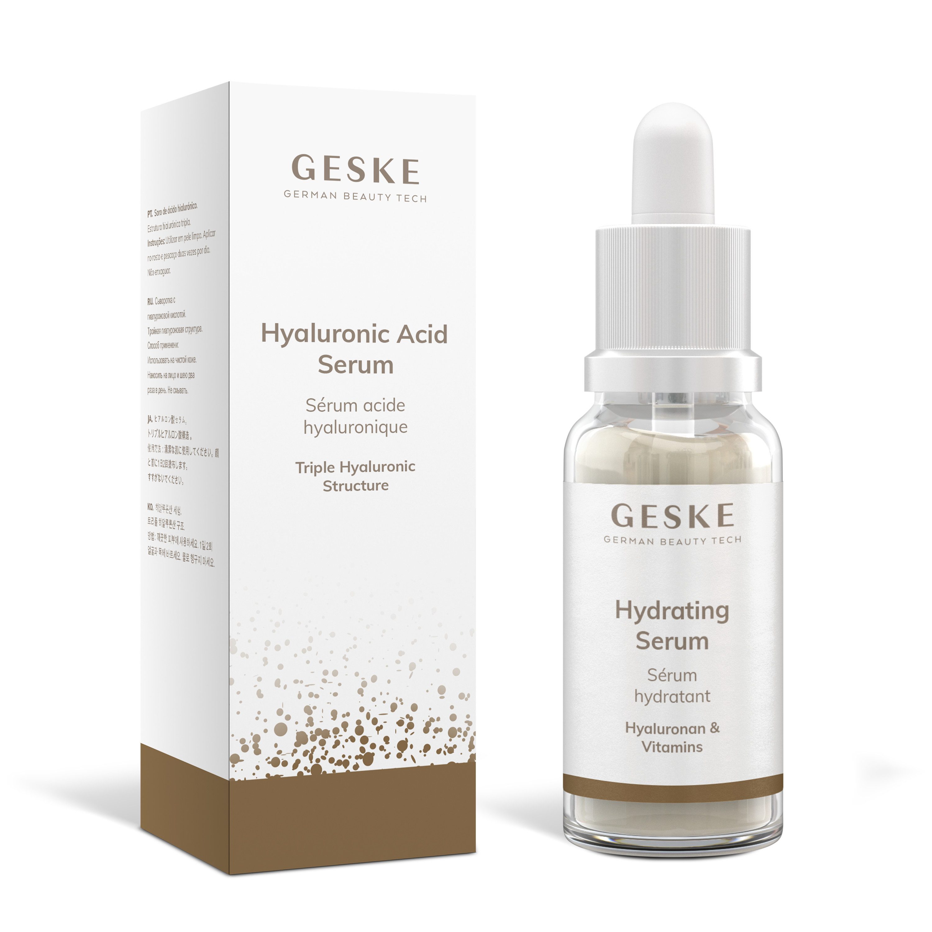 GESKE German Beauty Tech Gesichtsöl Hyaluronic Acid Serum, 1-tlg.