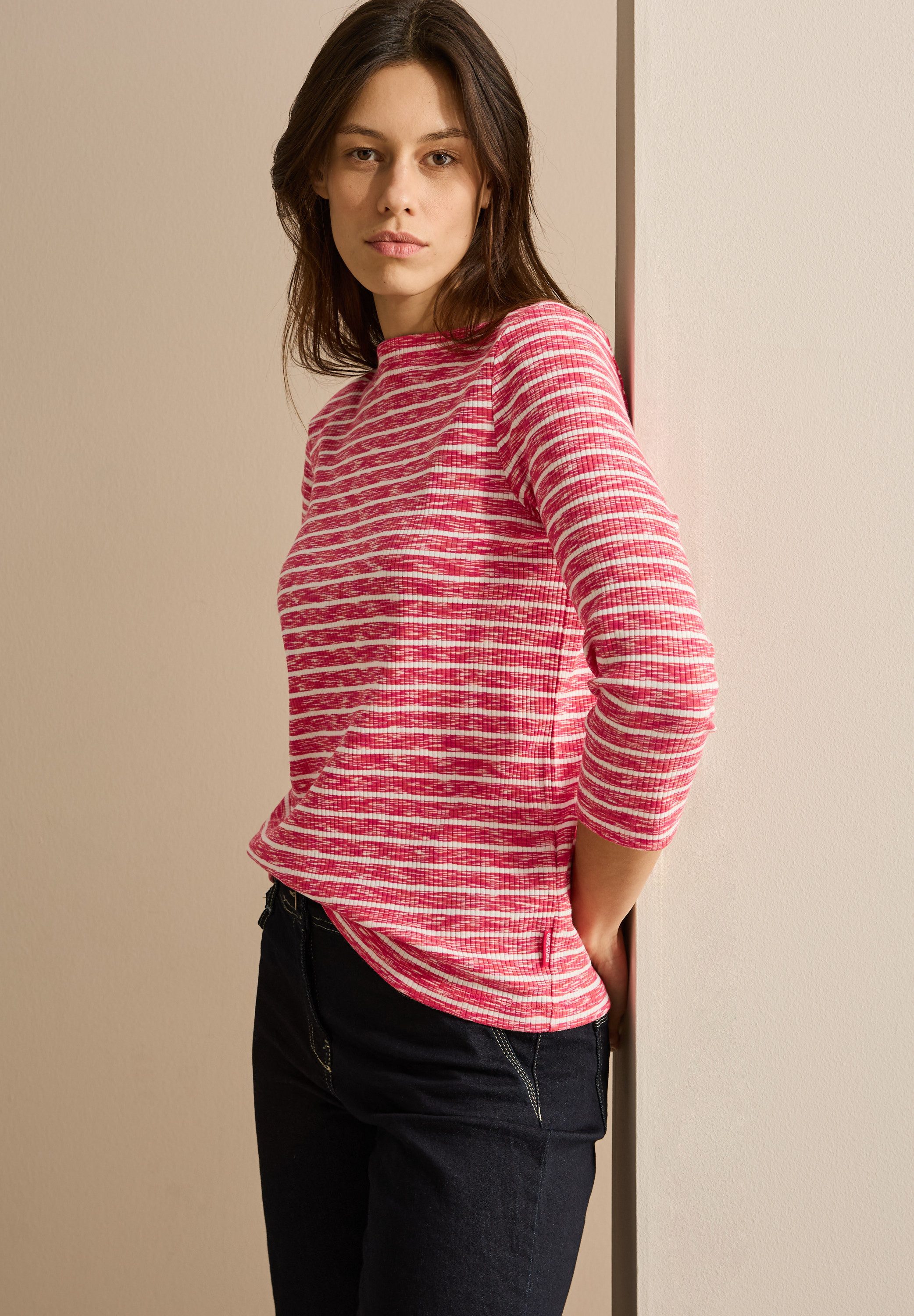 CECIL Langarmshirt melierte Optik günstig online kaufen