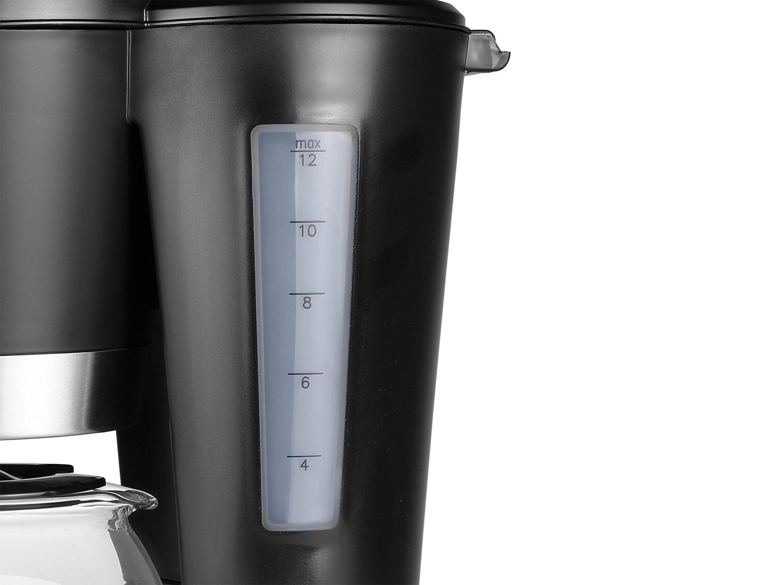 Tristar Filterkaffeemaschine, 1.2l Kaffeekanne, Permanentfilter, kleine 12 Tassen Kaffee-Filtermaschine mit Glaskanne für Filterkaffee